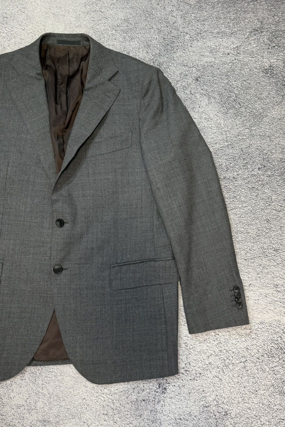 Suitsupply Lazio Blazer Mens 52 EU 42 US Slim Gray Wool