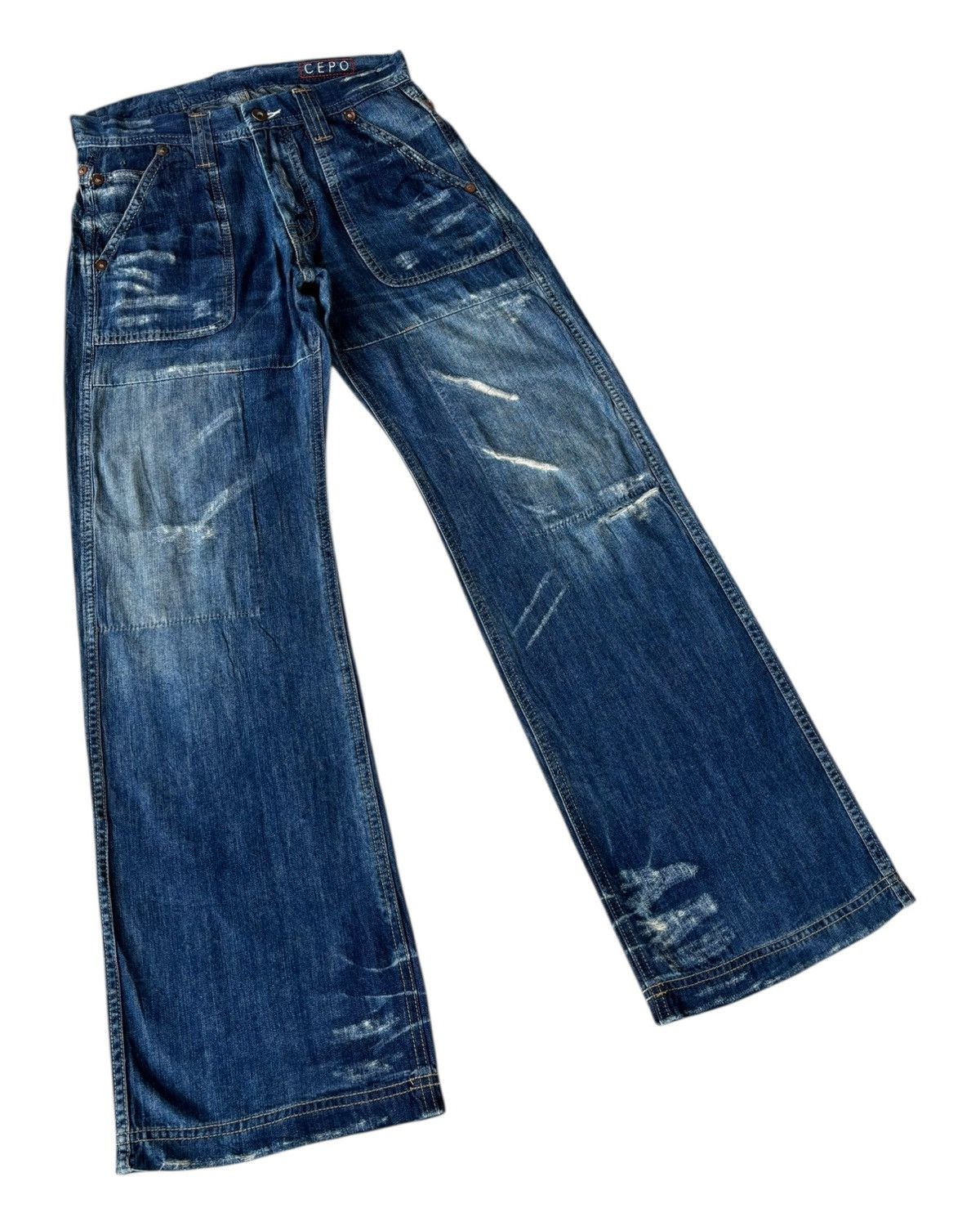 45rpm × Japanese Brand × Kapital Vintage Japanese Baggy Jeans 45rpm Style Cepo Work&Military Size US 30 / EU 46 - 5 Thumbnail