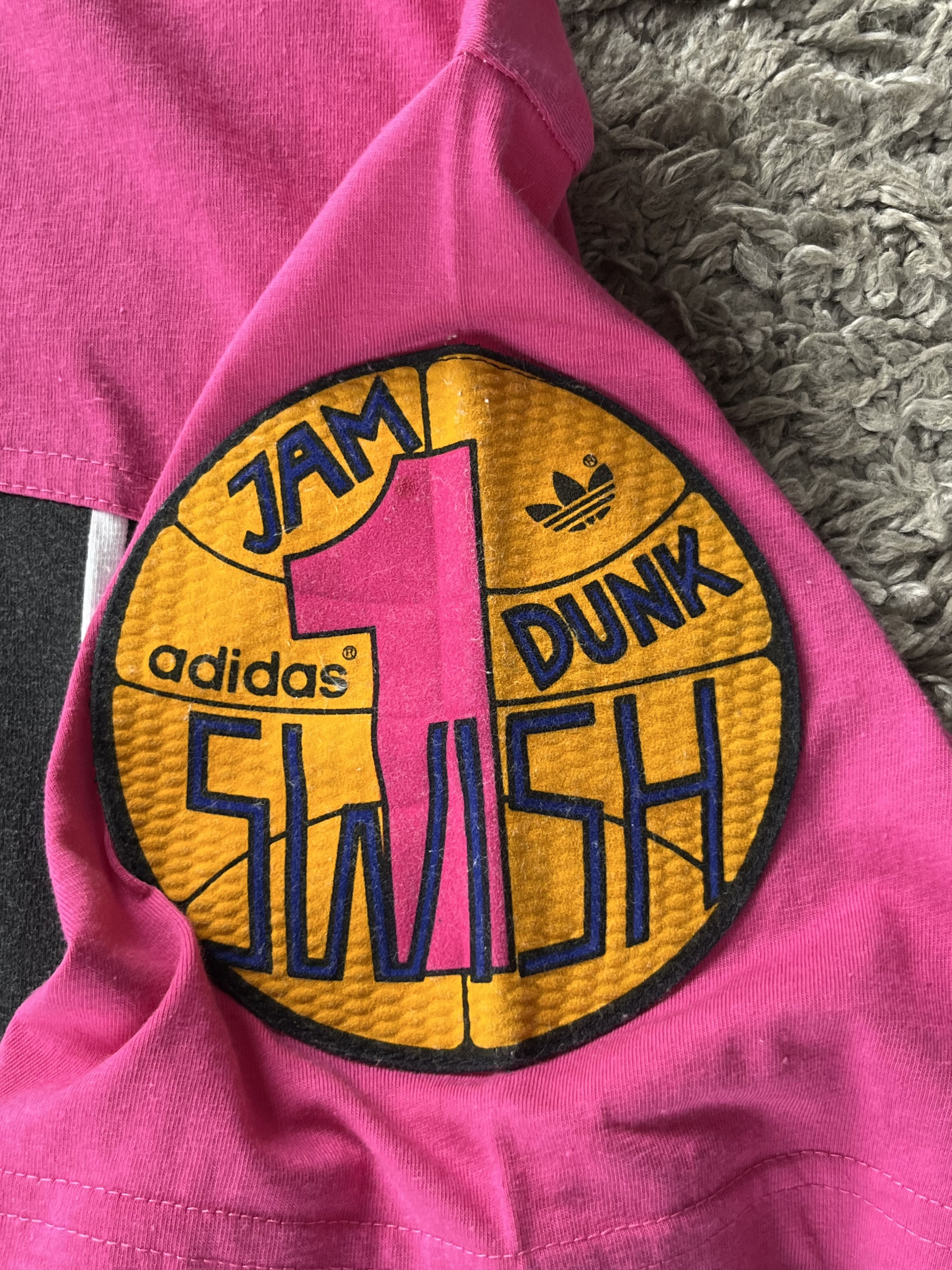 Adidas Vintage Tee Adidas "I WANT I CAN" Basketball Y2K Streetwear Size US L / EU 52-54 / 3 - 5 Thumbnail