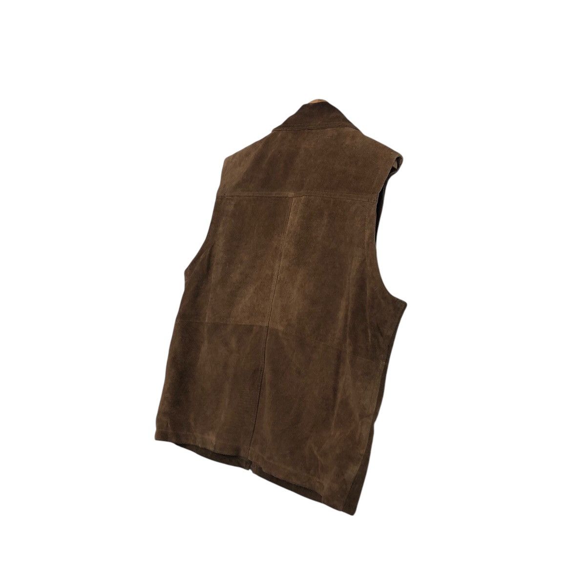 Japanese Brand 📌Vintage Genuine Leather Vest Unbranded Issey Miyake Size US M / EU 48-50 / 2 - 11 Thumbnail