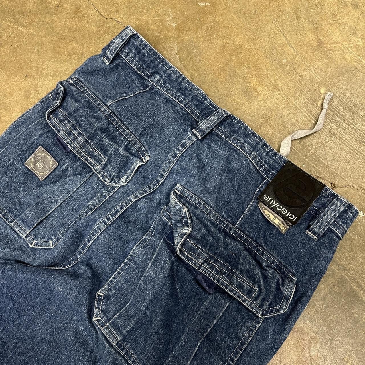 Enyce Y2K Enyce 101 Baggy Cargo Jeans 36 x 31 Size US 36 / EU 52 - 8 Thumbnail