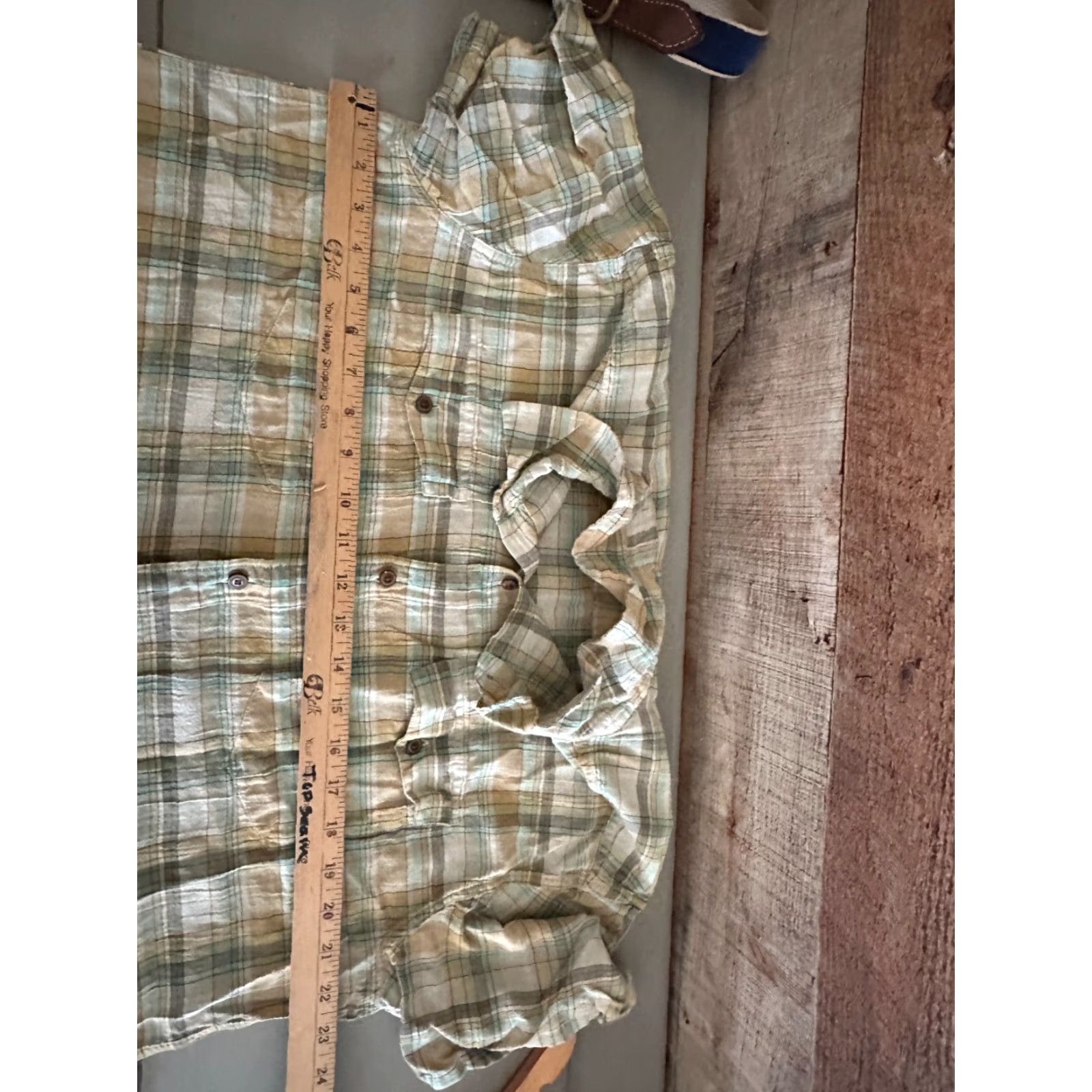 Patagonia Patagonia Shirt Mens Short Sleeve Button-Down Green Plaid Organic Cotton Large Size US L / EU 52-54 / 3 - 5 Thumbnail