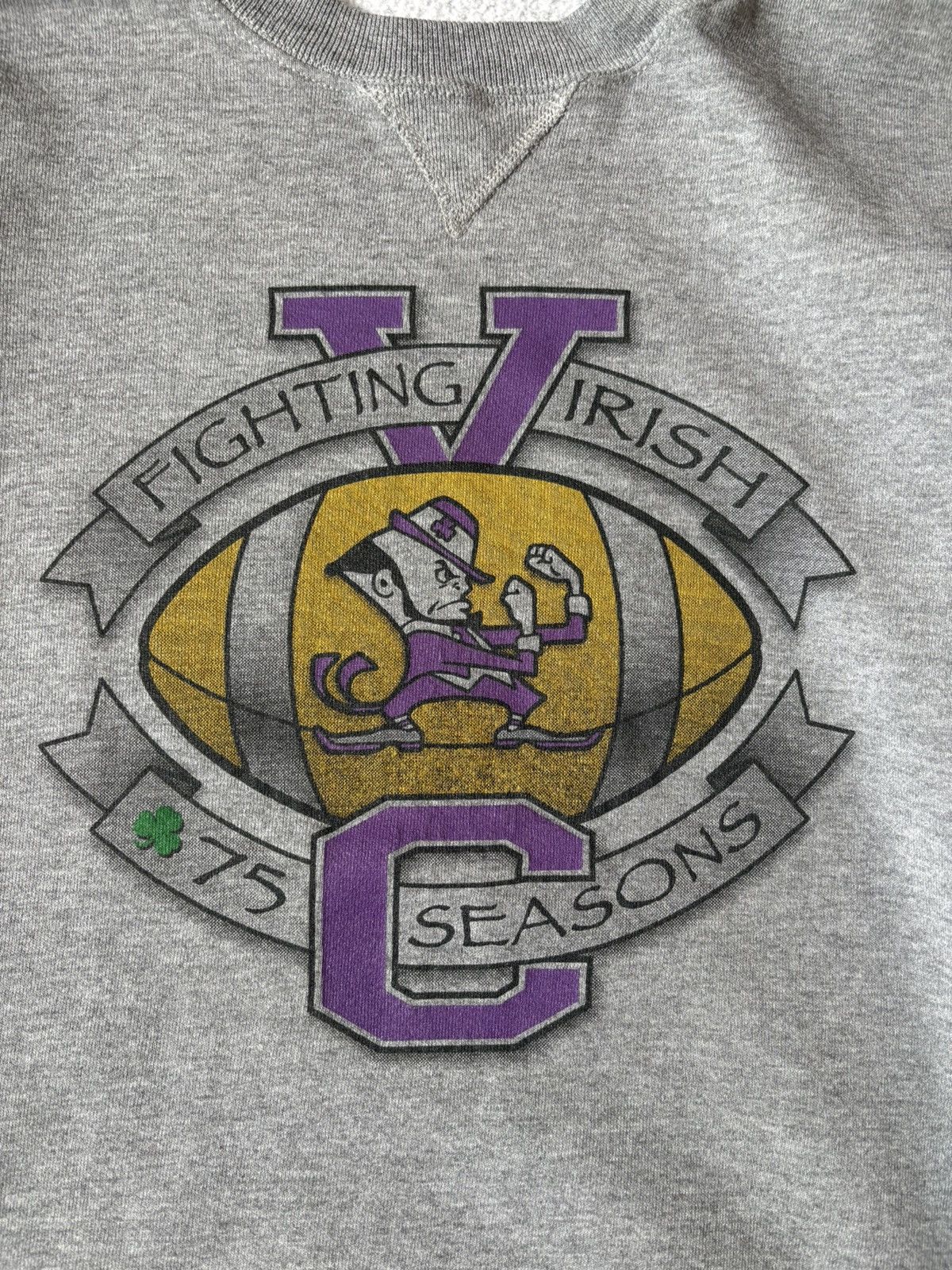 Vintage Vintage Russell Athletic Fighting Irish 75 Seasons Crewneck Size US L / EU 52-54 / 3 - 4 Thumbnail