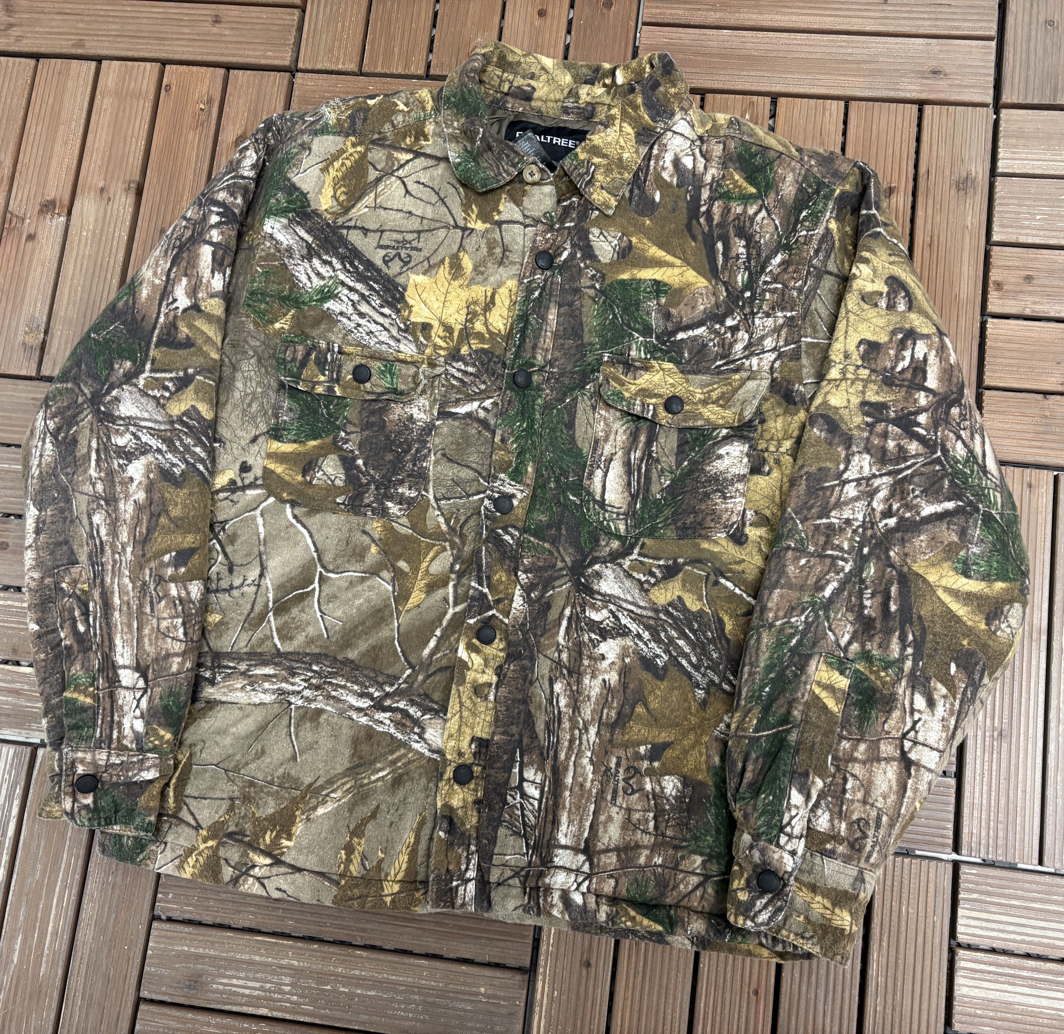 Realtree × Vintage RealTree Camouflage Vintage Green Jacket Size US L / EU 52-54 / 3 - 3 Thumbnail
