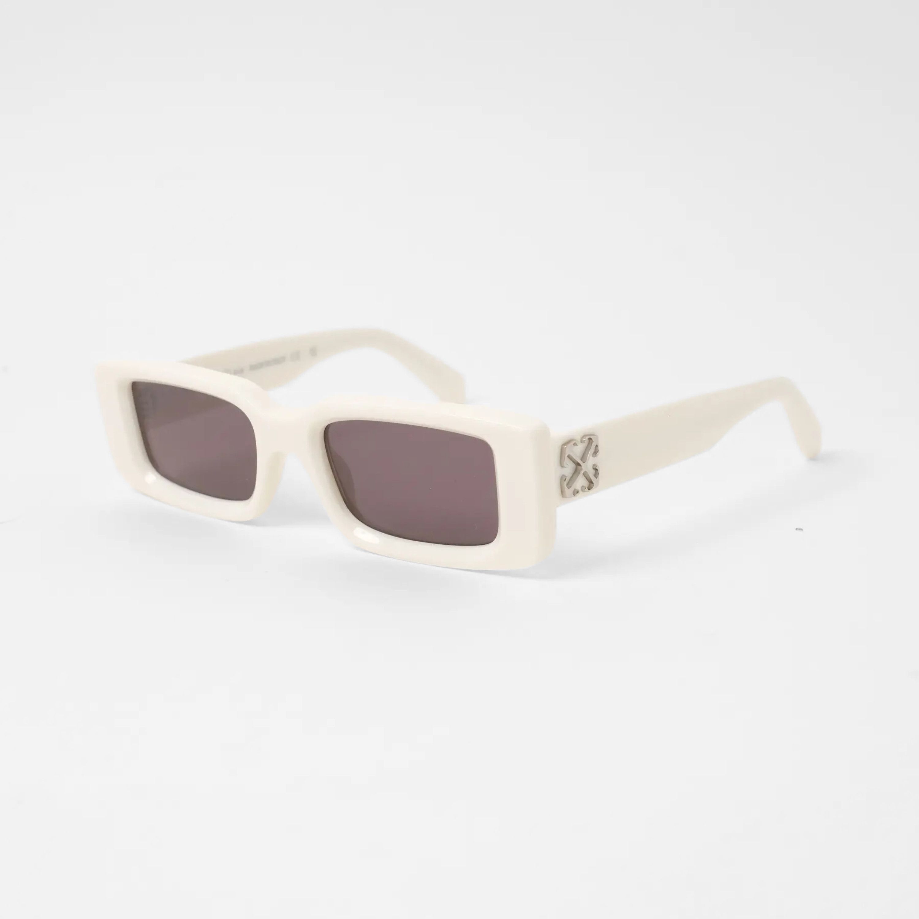 OFF WHITE Arthur Sunglasses WHITE DARK GREY Off white sunglasses