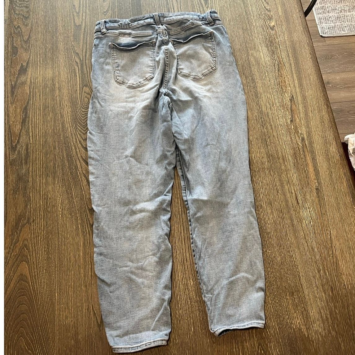 Pistola Pistola High Rise Slim Straight Jeans Distressed Blue 33 Size 33" - 11 Thumbnail