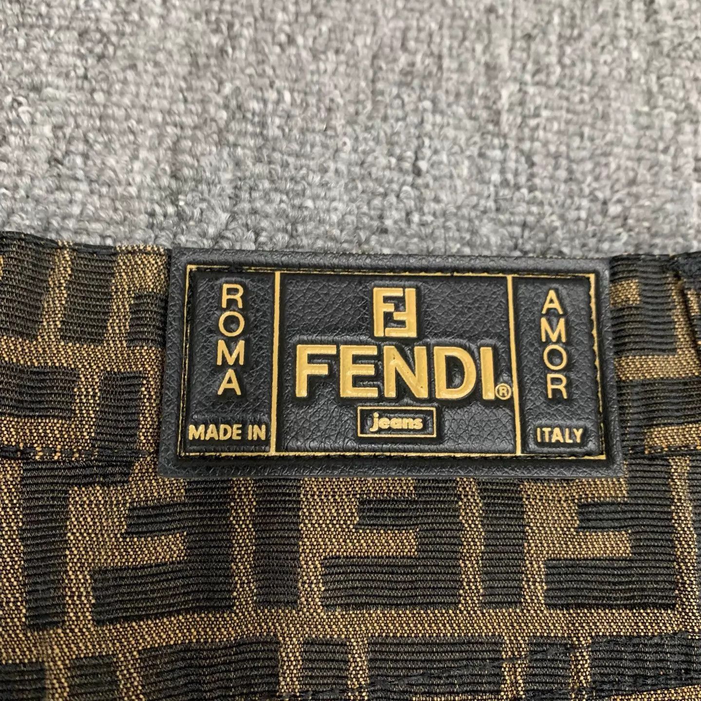 Fendi FENDI Brown Monogram Short Skirt 32 95 New Size 24" / US 00 / IT 34 - 6 Thumbnail