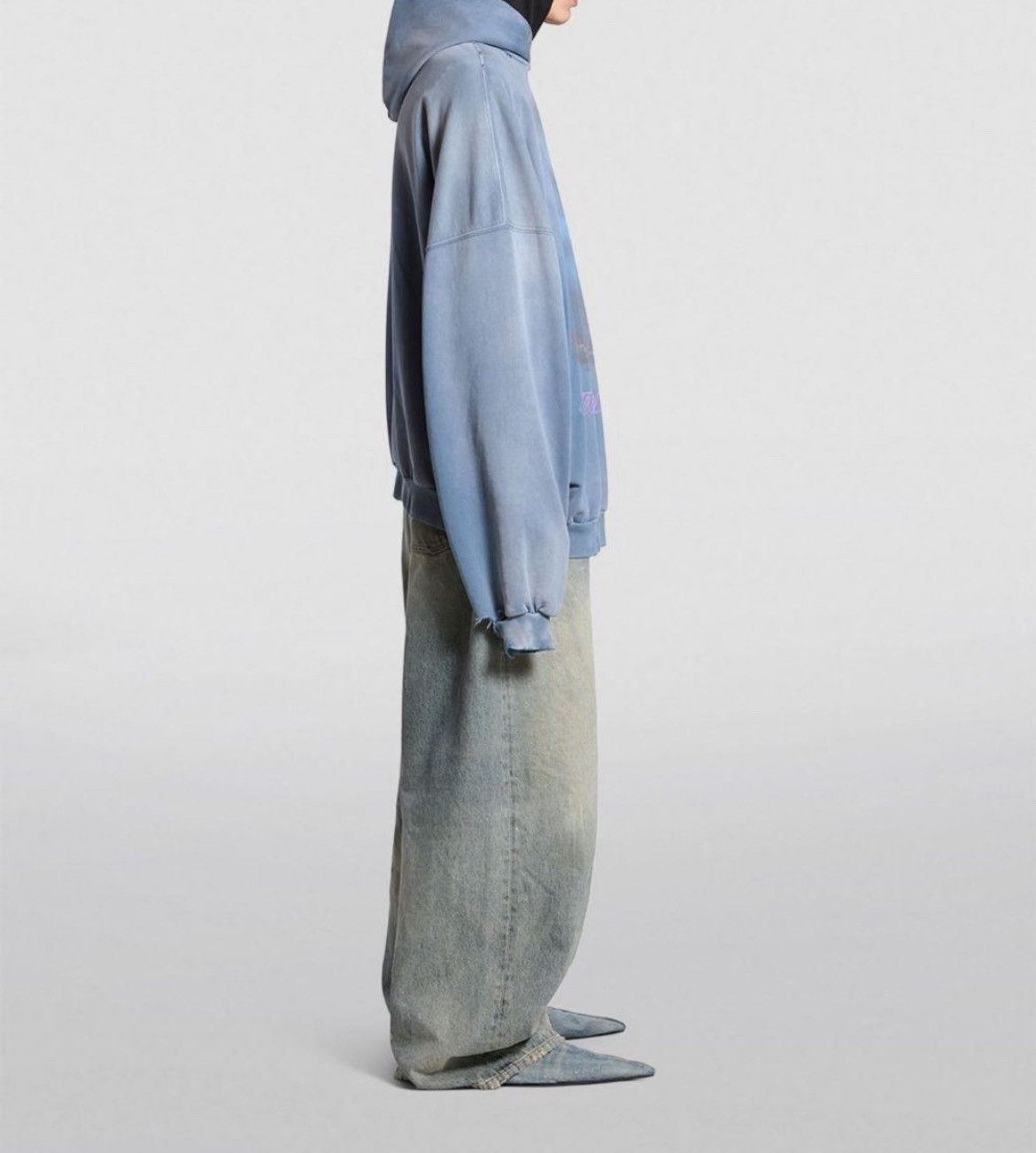 Balenciaga BALENCIAGA Paris Moon Oversized Hoodie Size US S / EU 44-46 / 1 - 3 Thumbnail