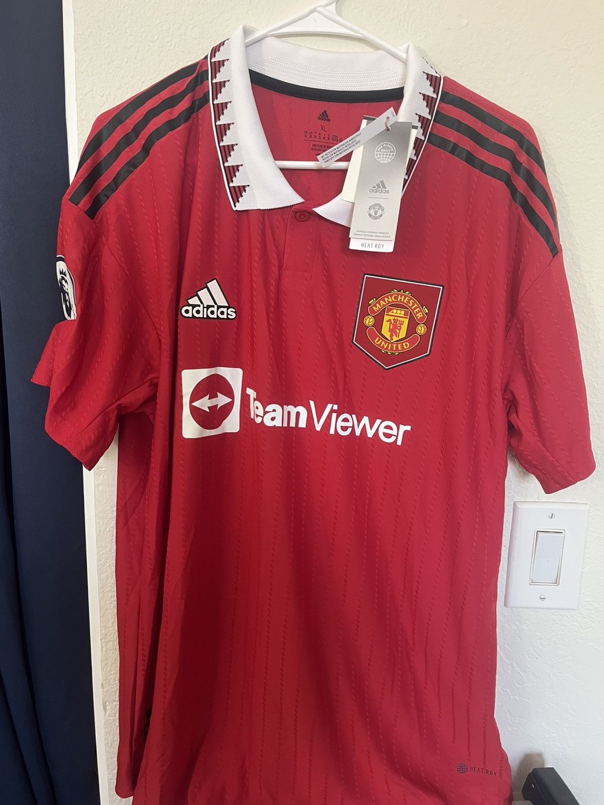 Adidas 2022/23 Adidas Manchester United Authentic Jersey Ronaldo 7 Size US XL / EU 56 / 4 - 1 Thumbnail