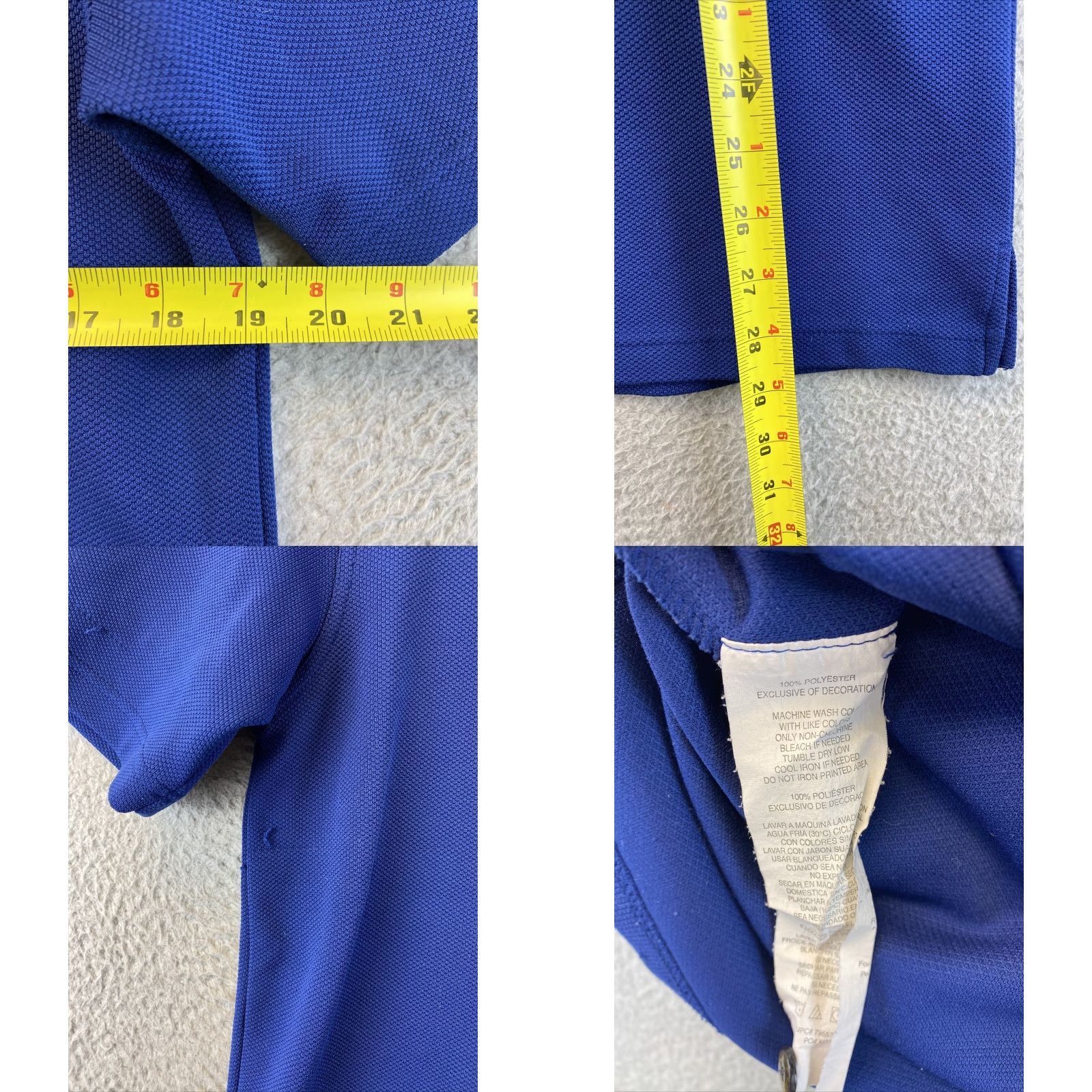 Vintage Grand Slam Men's Polo Shirt Golf Short Sleeve Size L Blue 89-23 Size US L / EU 52-54 / 3 - 8 Thumbnail