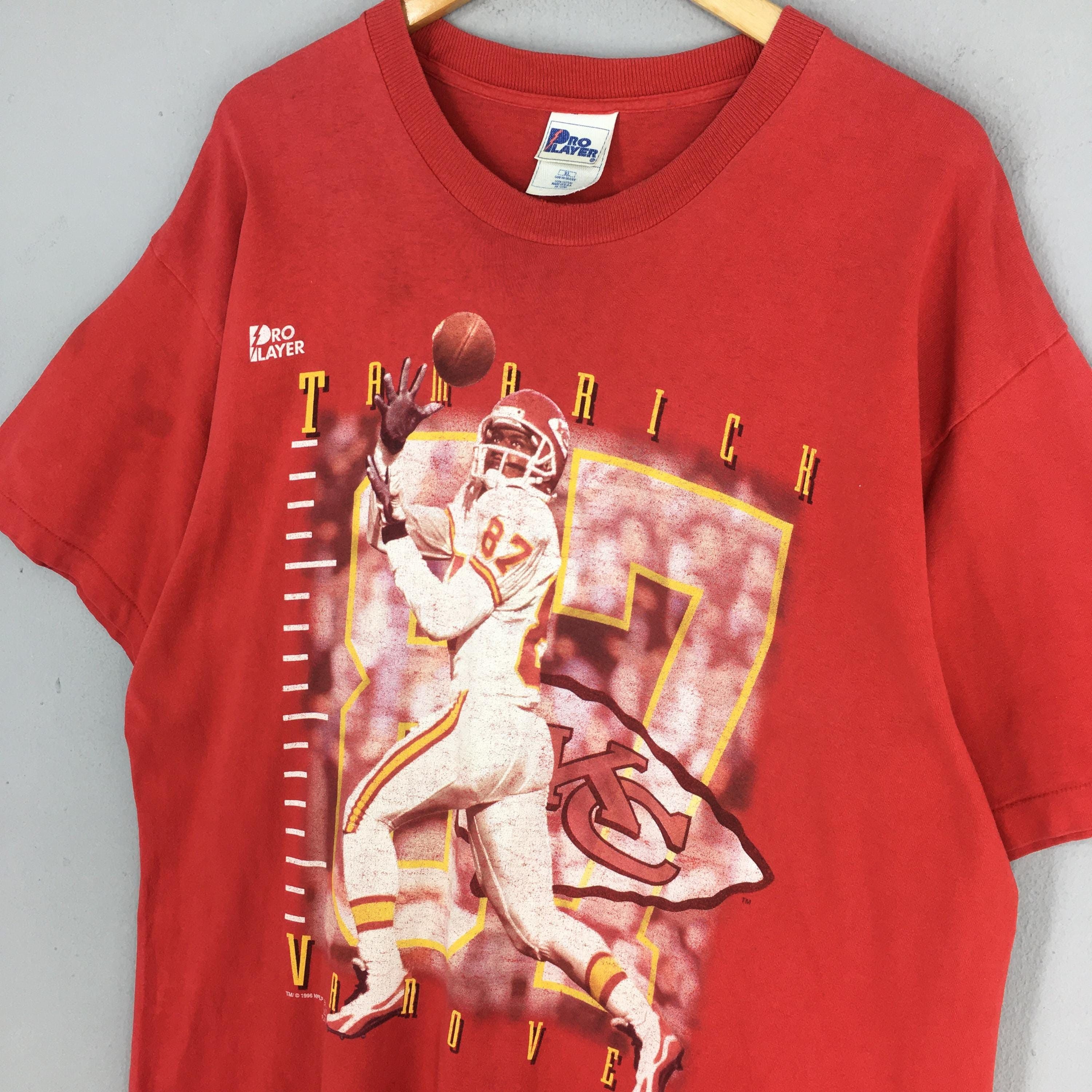 NFL Vintage 90s Kansas City Chiefs NFL Red T shirt XLarge Size US XL / EU 56 / 4 - 3 Thumbnail
