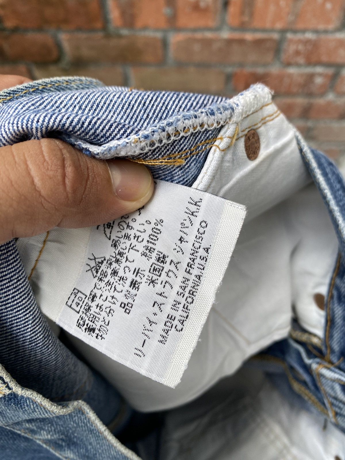 Levi's × Levi's Vintage Clothing × Vintage W31x30.5 Vintage levi's 501xx redline big E denime USA Size US 31 - 6 Thumbnail