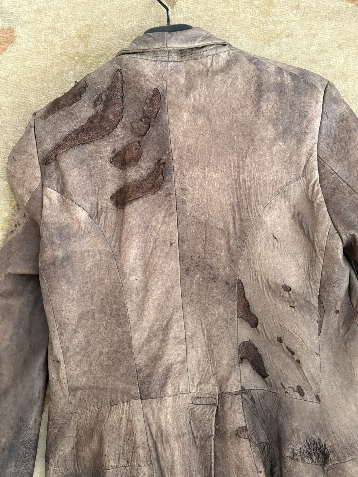 Maison MIHARA YASUHIRO Incredible Mihara Yasuhiro Sheepskin Leather Coat Size US M / EU 48-50 / 2 - 3 Thumbnail