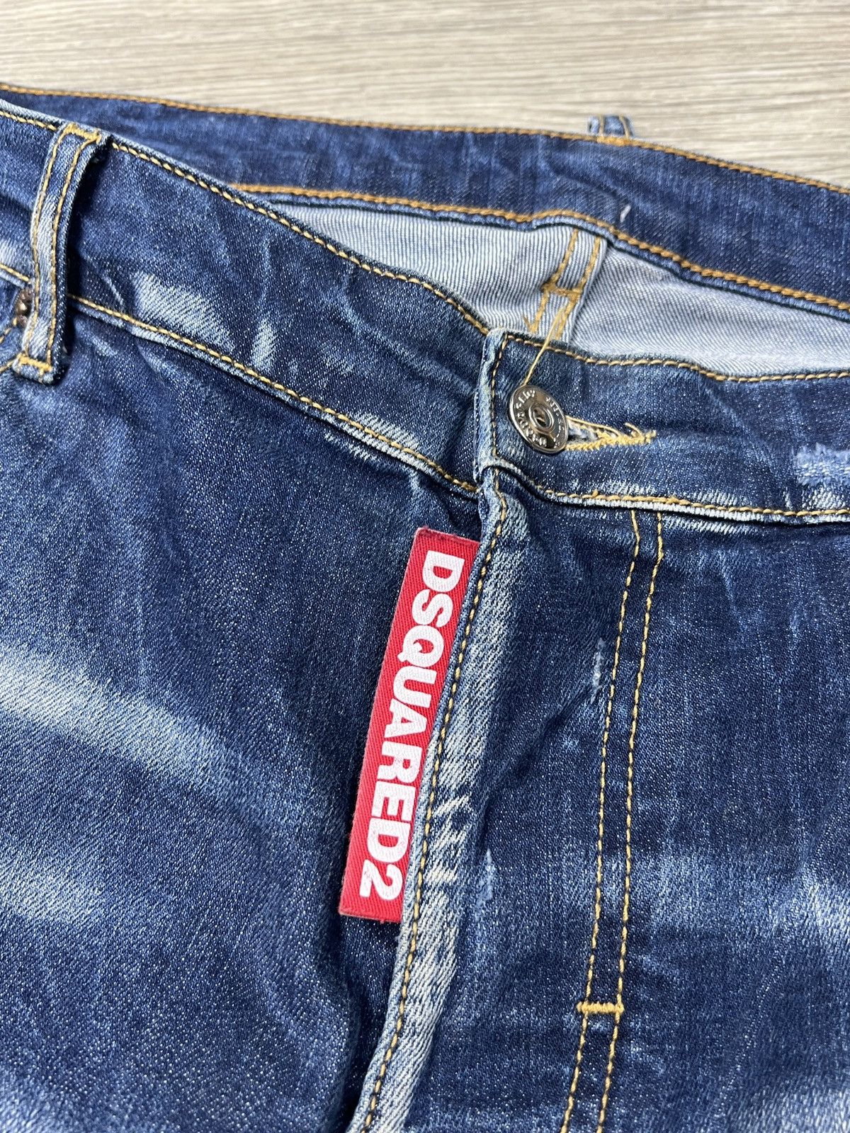 Dsquared2 Dsquared2 Slim Jean Distressed Blue Denim Pants IT 52 Size US 36 / EU 52 - 5 Thumbnail