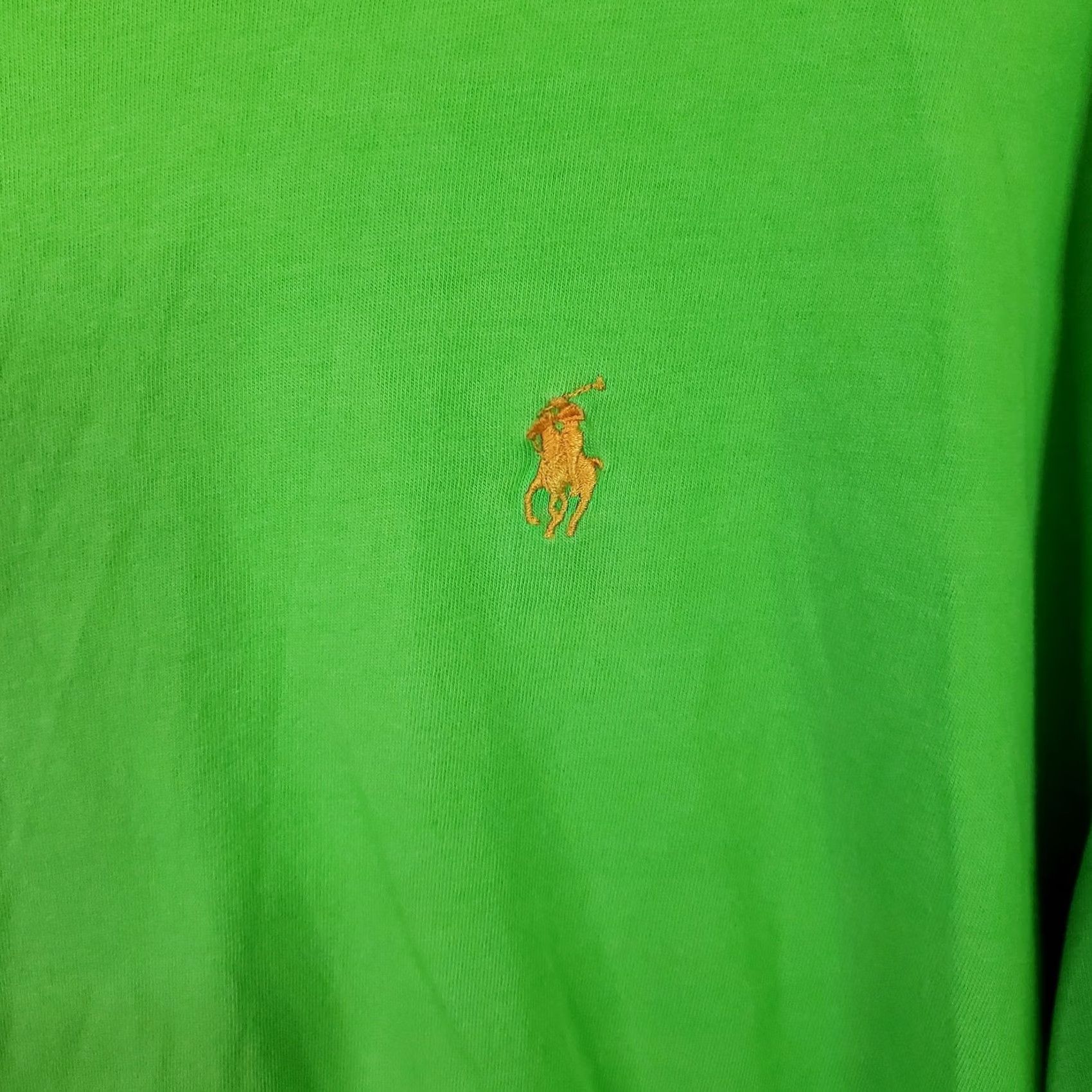Polo Ralph Lauren Polo Ralph Lauren T Shirt XL Green Short Sleeve V-Neck Logo Preppy Pony Shirt Mens XL Green Logo Polo Ralph Lauren T-Shirt Size US XL / EU 56 / 4 - 6 Thumbnail
