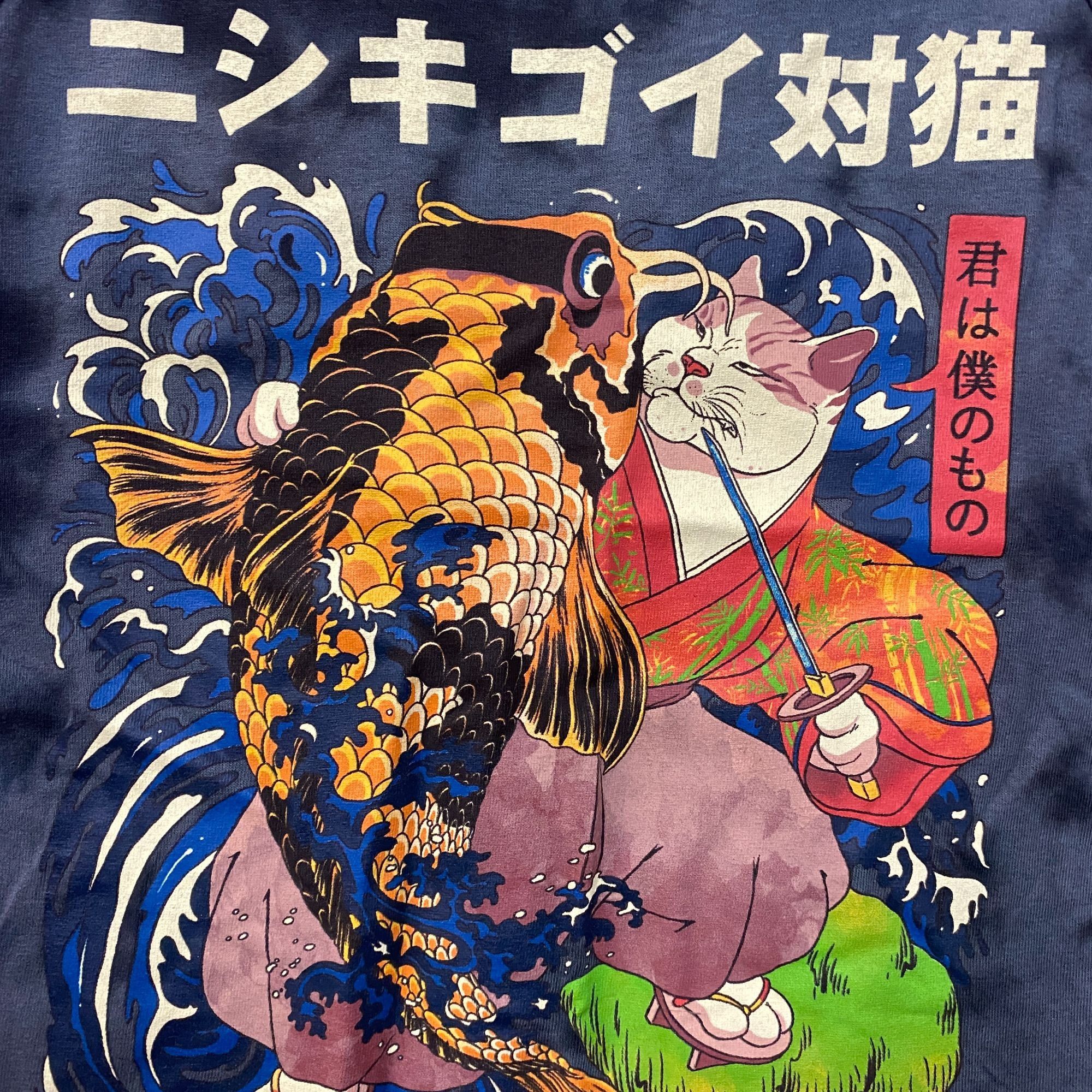 Other Black Matter The Cat and the Koi Graphic Design Tank Top Ext Size US XS / EU 42 / 0 - 2 Thumbnail