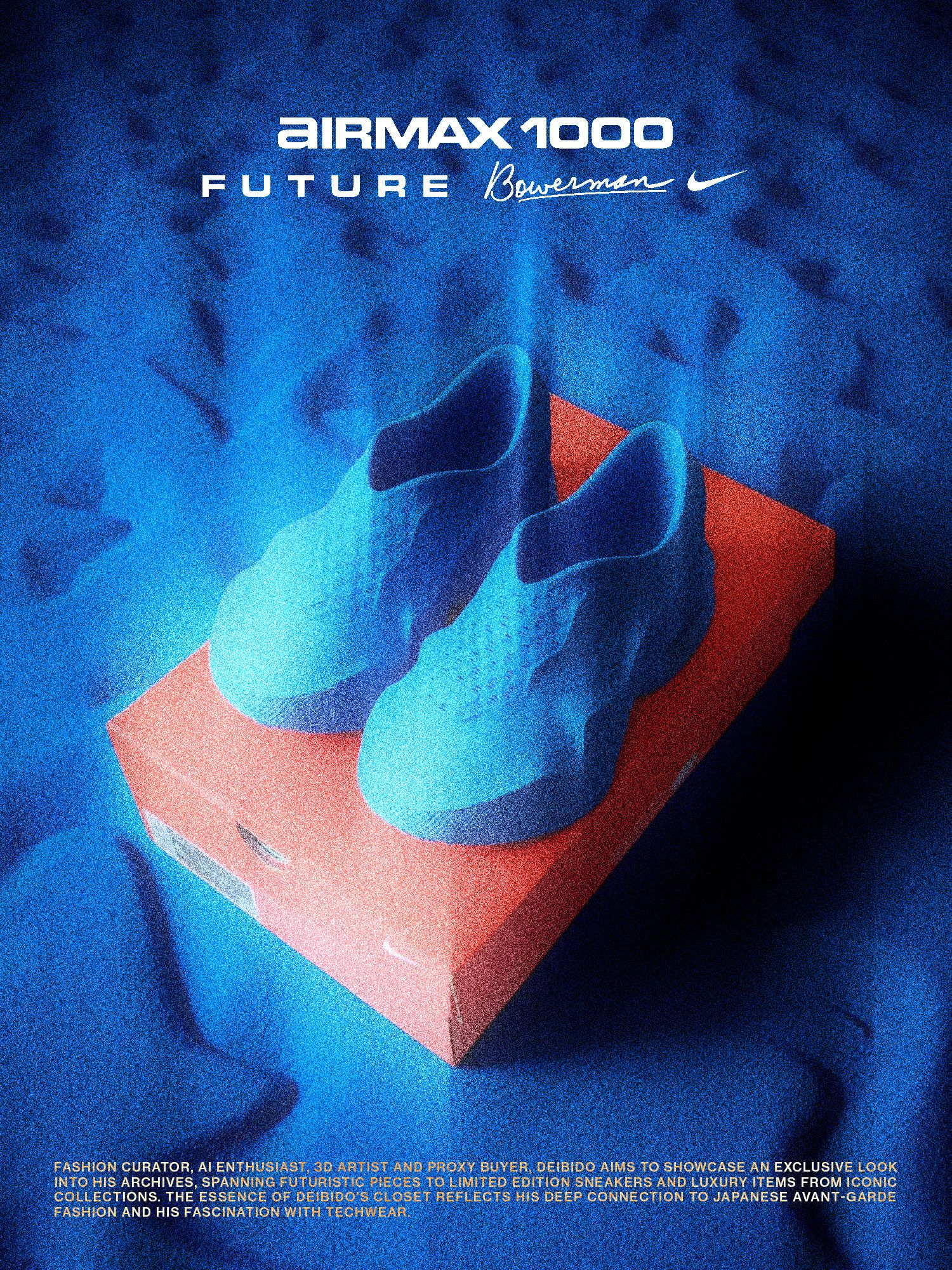 Nike Air Max 1000 Racer Blue x Zellerfeld HV0234 Paris Exclusive Size US 5 / EU 37 - 12 Thumbnail