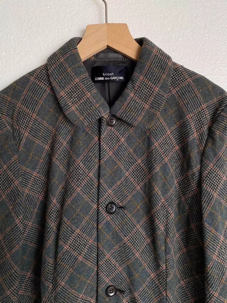 Comme des Garcons Comme Des Garcons size 均码 Plaid wool coat Size S / US 4 / IT 40 - 3 Thumbnail
