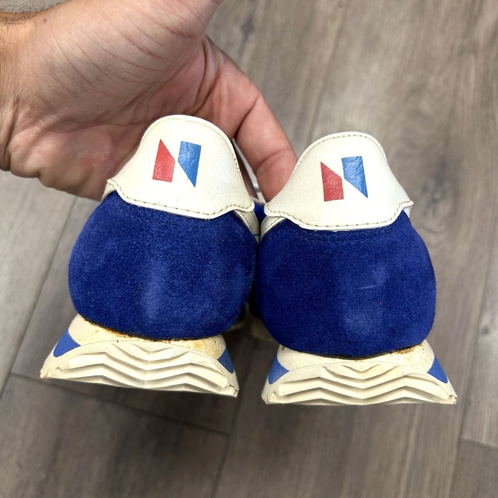 Nike VINTAGE Nike Cortez Blue Made In Taiwan 1980s NBC Sports 10.5 Mens Size US 11 / EU 44 - 4 Thumbnail