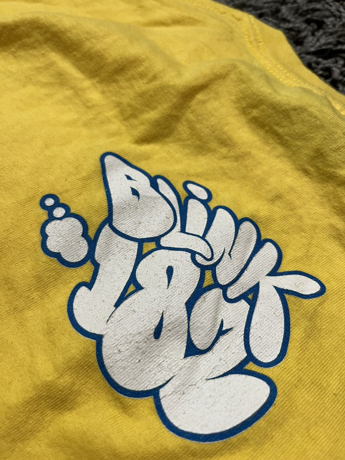 Band Tees Blink-182 Pop Punk Band Tee Yellow Bunny Logo Size L Size US L / EU 52-54 / 3 - 7 Thumbnail