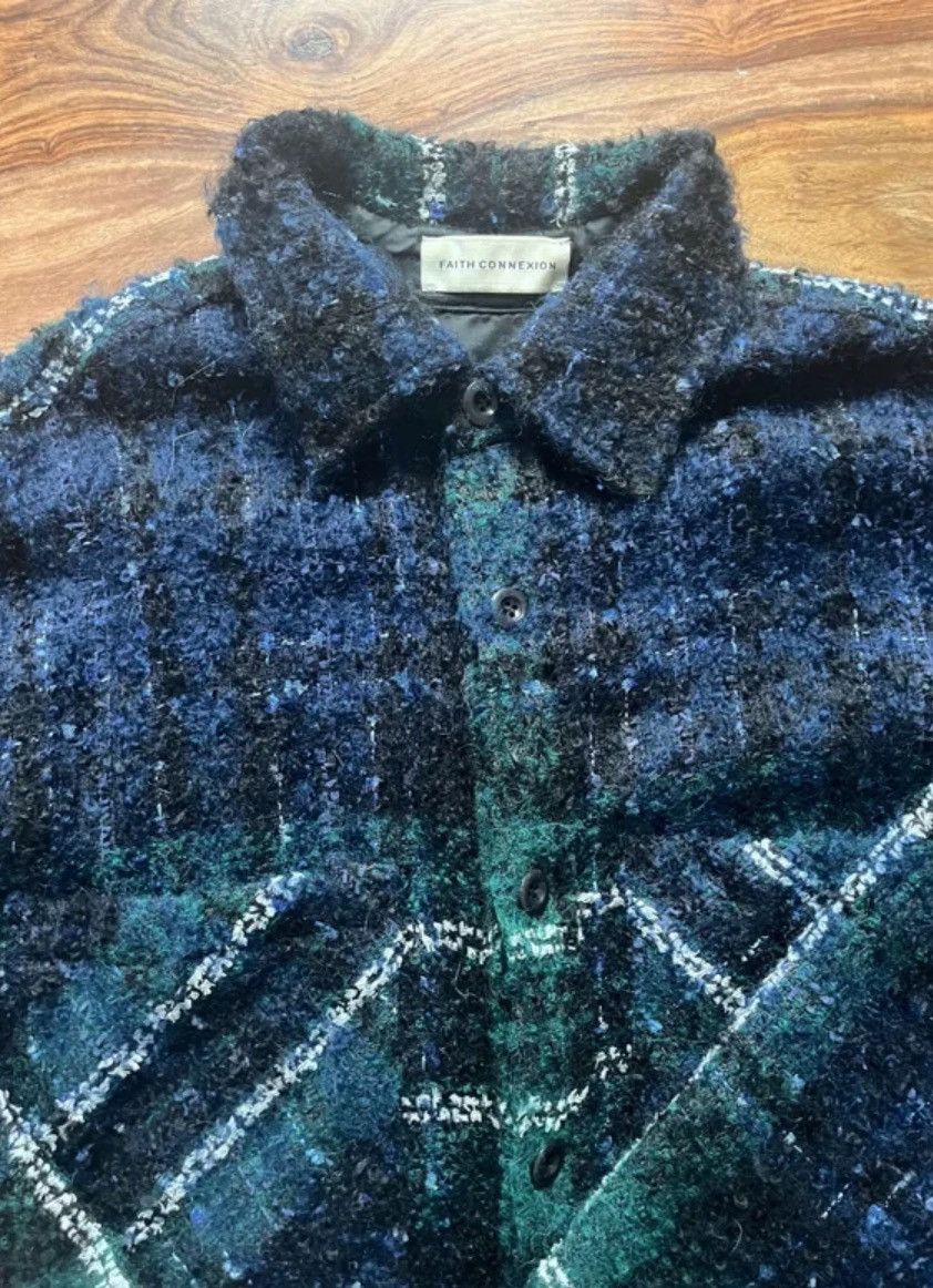 Faith Connexion Flannel oversized shirt Faith Connexion Wool Size US XS / EU 42 / 0 - 2 Thumbnail