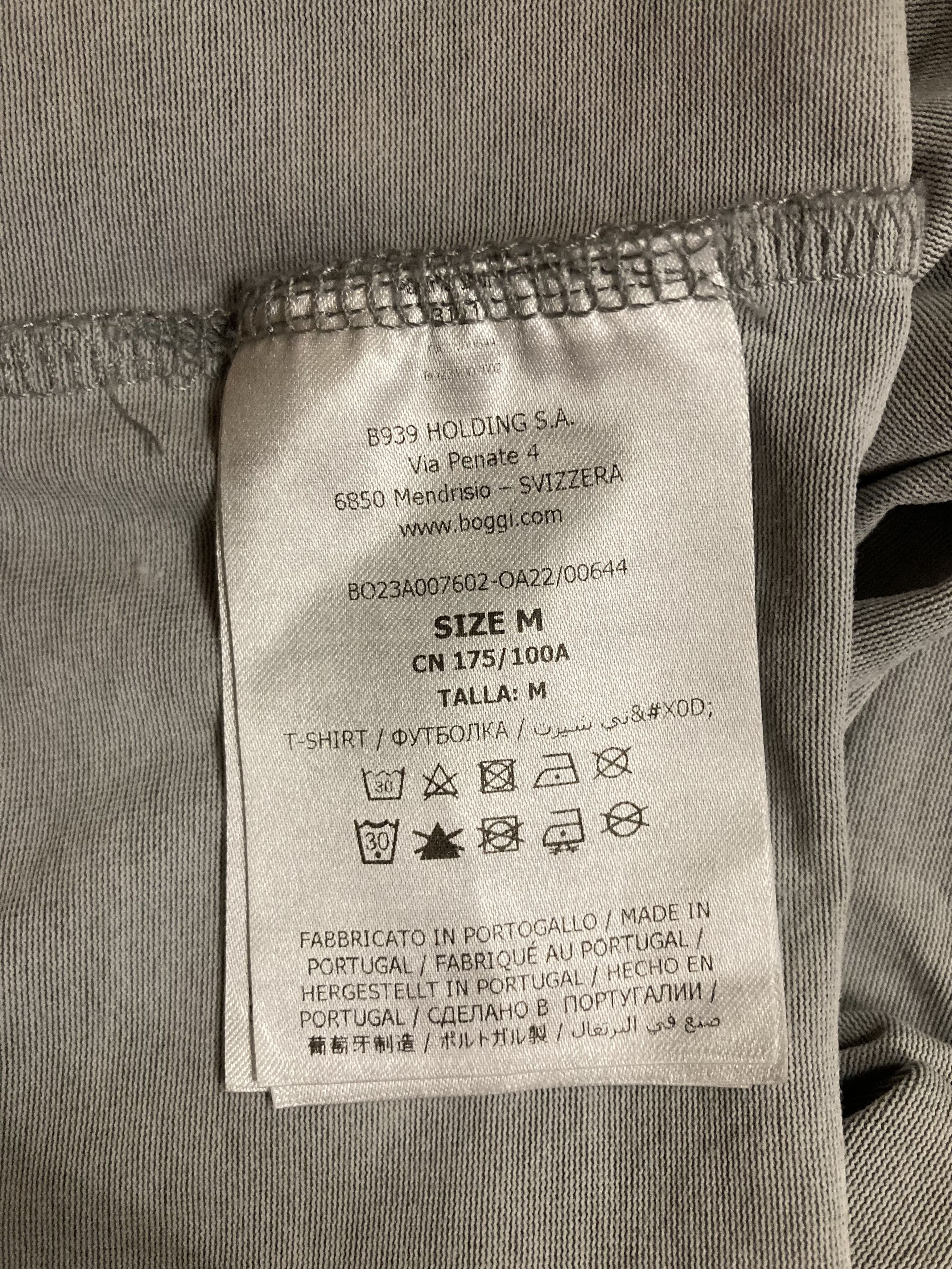 Boggi Boggi Milano BTECH - Basic T-shirt Gray Size US M / EU 48-50 / 2 - 8 Thumbnail