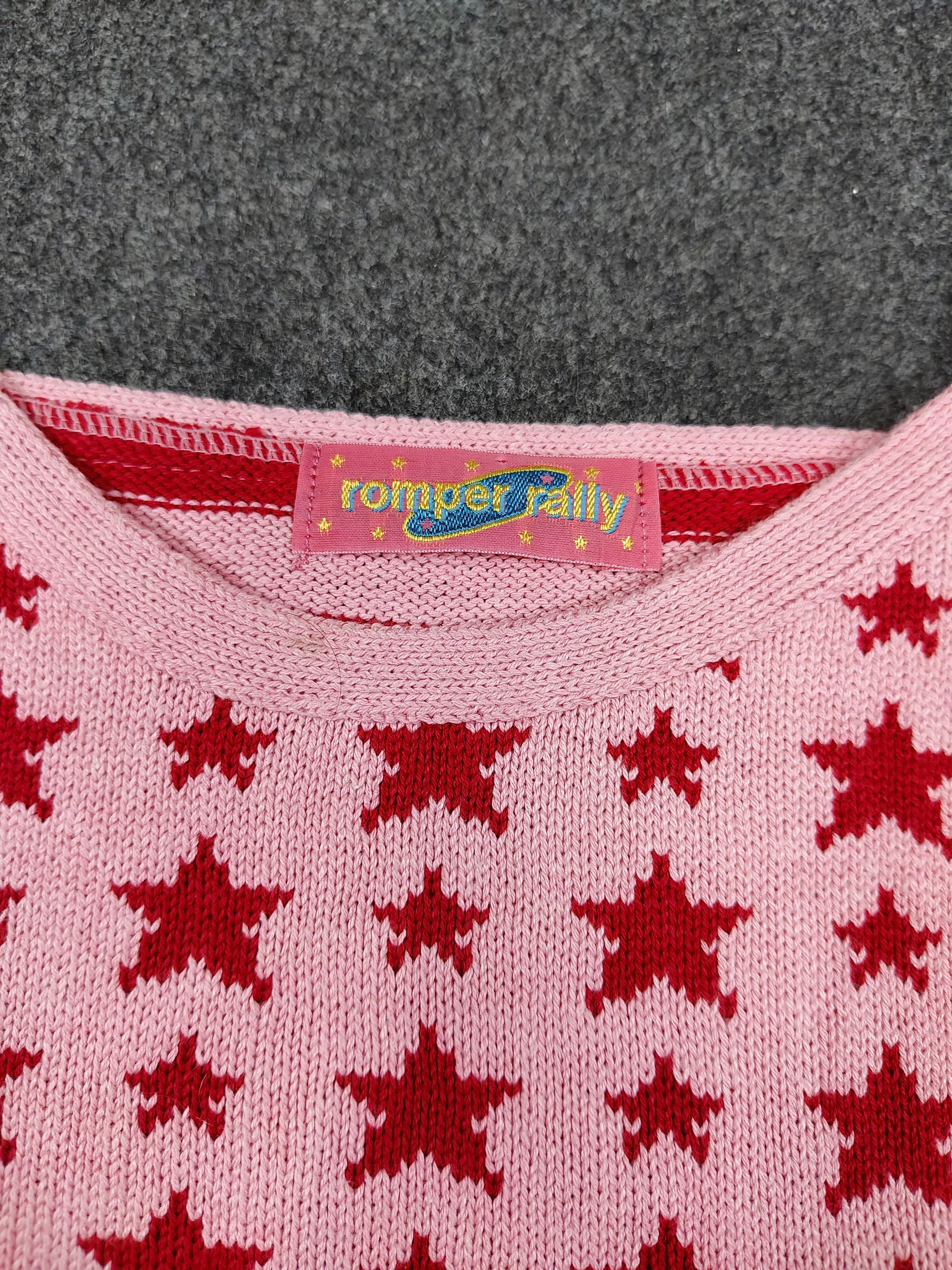 Japanese Brand 🔥Vtg Romper Rally 🇯🇵 Knitted Y2K Style Top Size M / US 6-8 / IT 42-44 - 8 Thumbnail