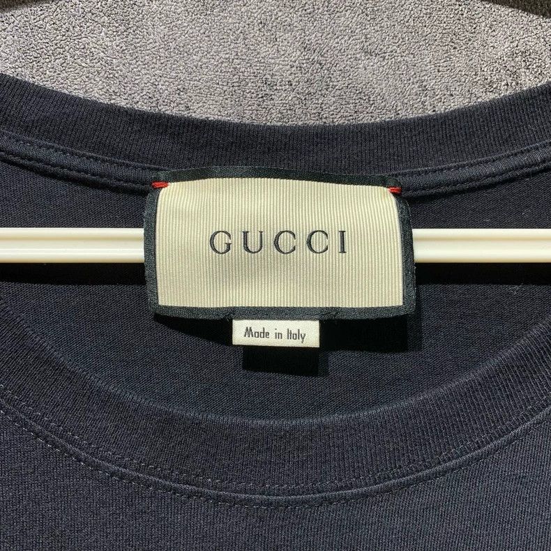 Gucci Gucci Slogan black logo short sleeves 2501-Nextarrow Size US XL / EU 56 / 4 - 4 Thumbnail