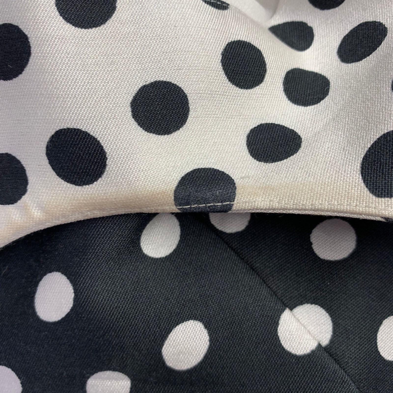 LK Bennett Size 2 Beige Black Wool Silk Polka Dot A-Line Dress Size XS / US 0-2 / IT 36-38 - 5 Thumbnail