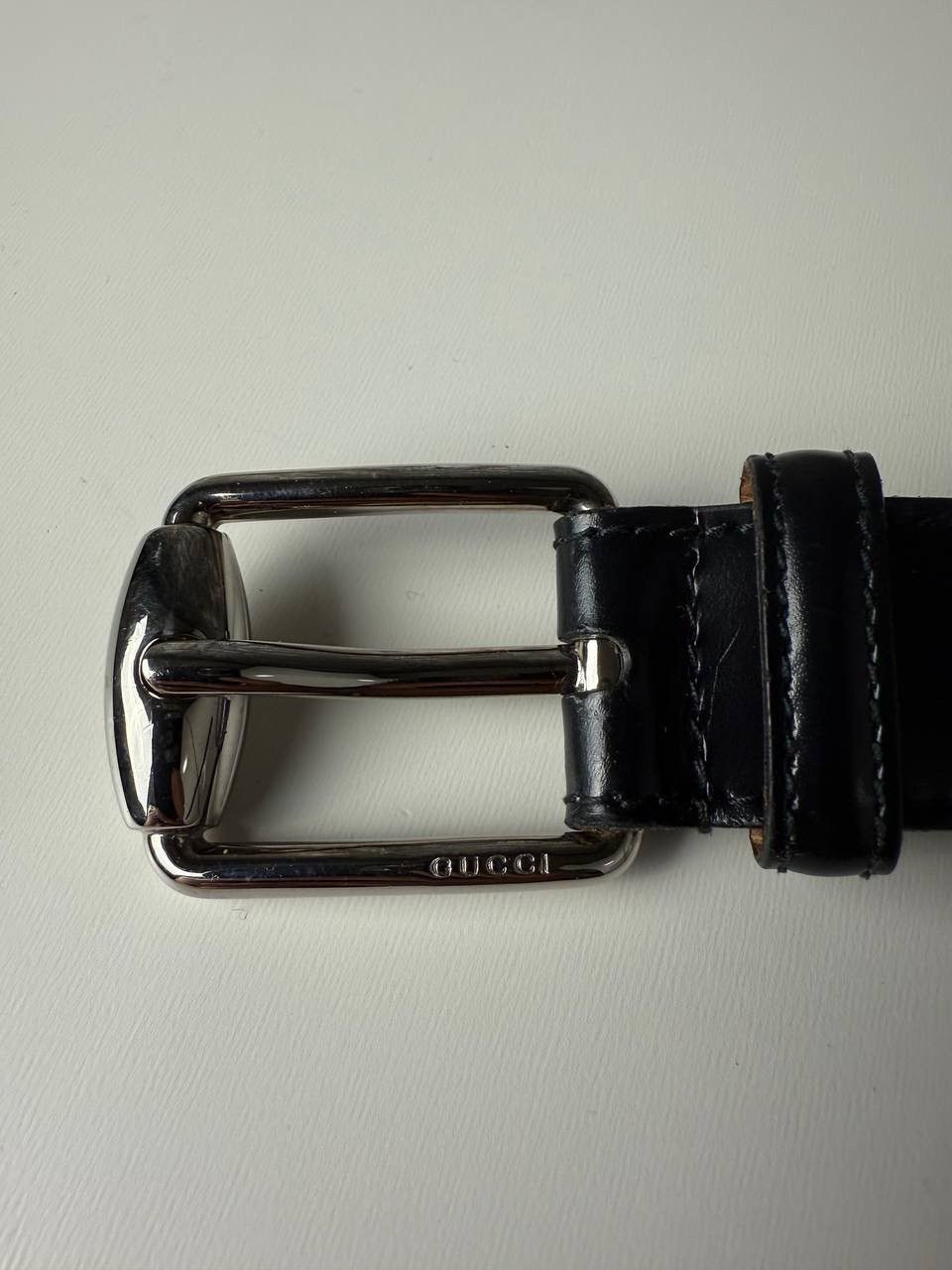 Gucci Leather Gucci monogram belt y2k oldmoney Size ONE SIZE - 16 Thumbnail