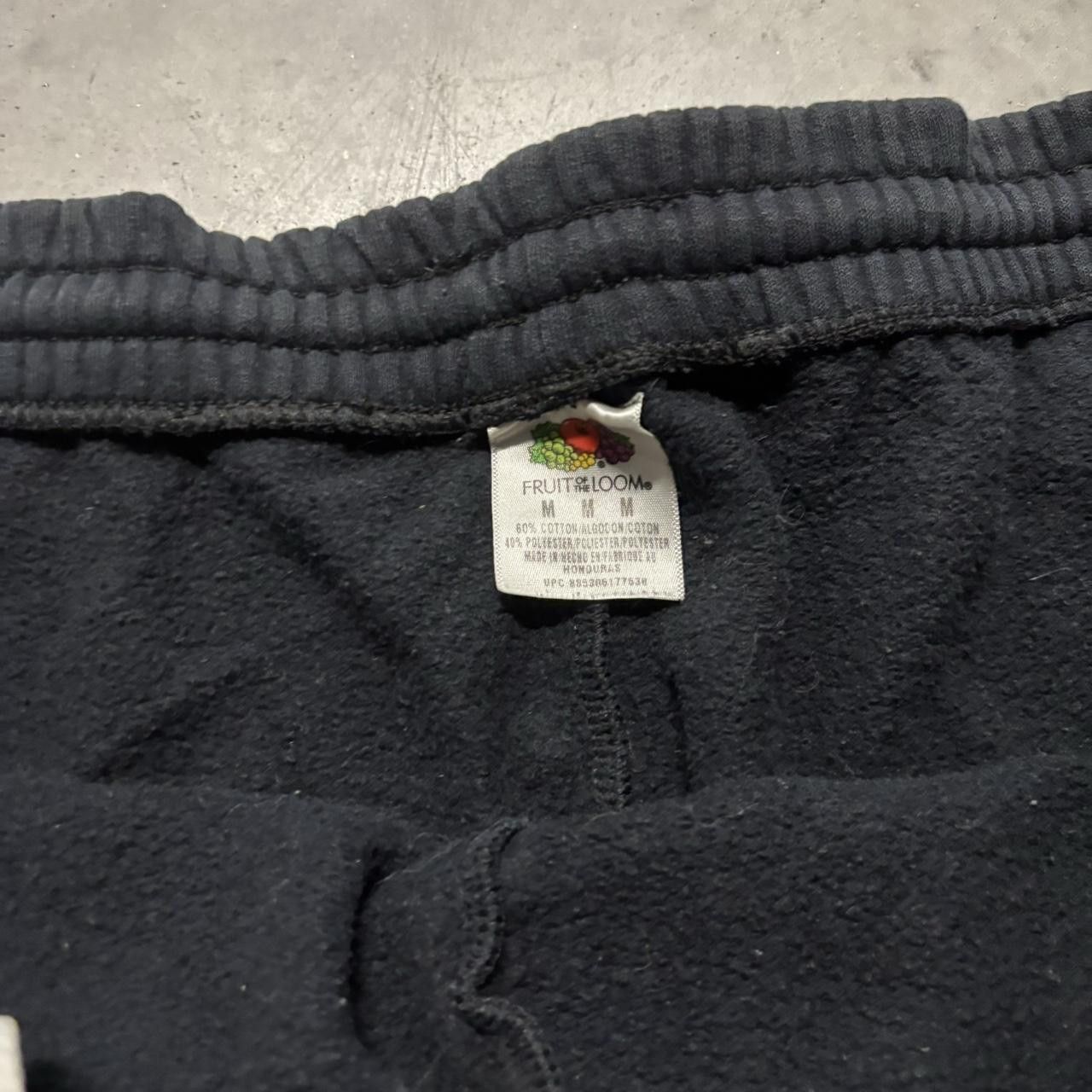 Japanese Brand × Vintage Crazy Vintage Y2K/2000s Black Skater Essential Sweatpants! Size US 34 / EU 50 - 6 Thumbnail