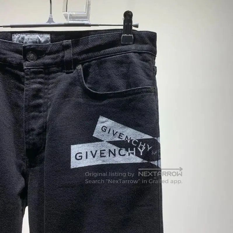 Givenchy Givenchy Black Cotton Casual Pants for Men . Size US 32 / EU 48 - 4 Thumbnail