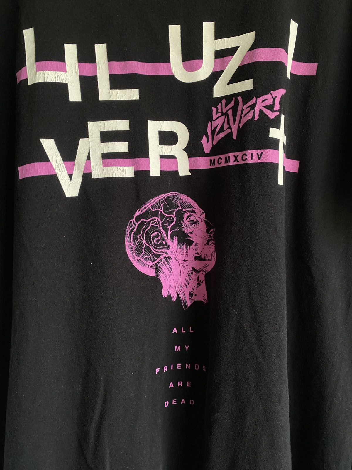 Rap Tees × Vintage Lil Uzi Vert "All My Friend Are Dead" Rap Tee Size US XL / EU 56 / 4 - 2 Thumbnail