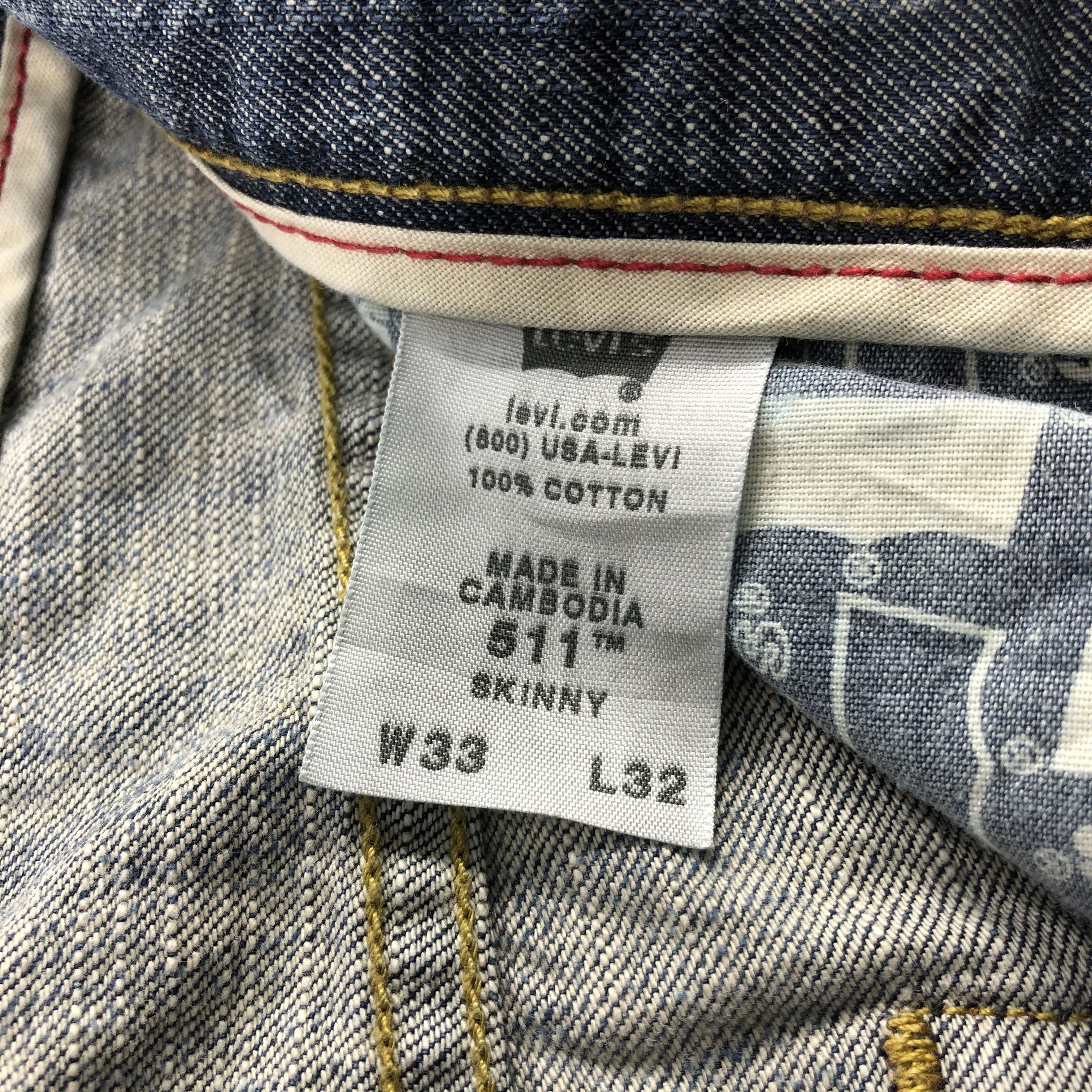 Levi's × Vintage Vintage Levis 505 Skinny Jeans-JM1270 Size US 33 - 10 Thumbnail