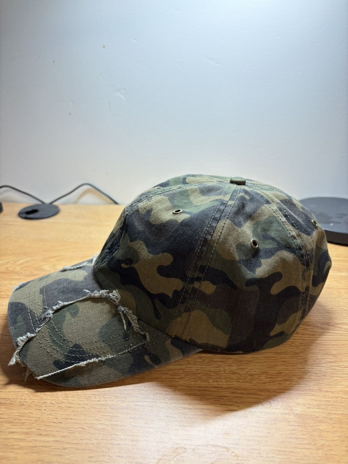 Other Fait Par Lui Fadeout Camo Hat Size ONE SIZE - 2 Thumbnail