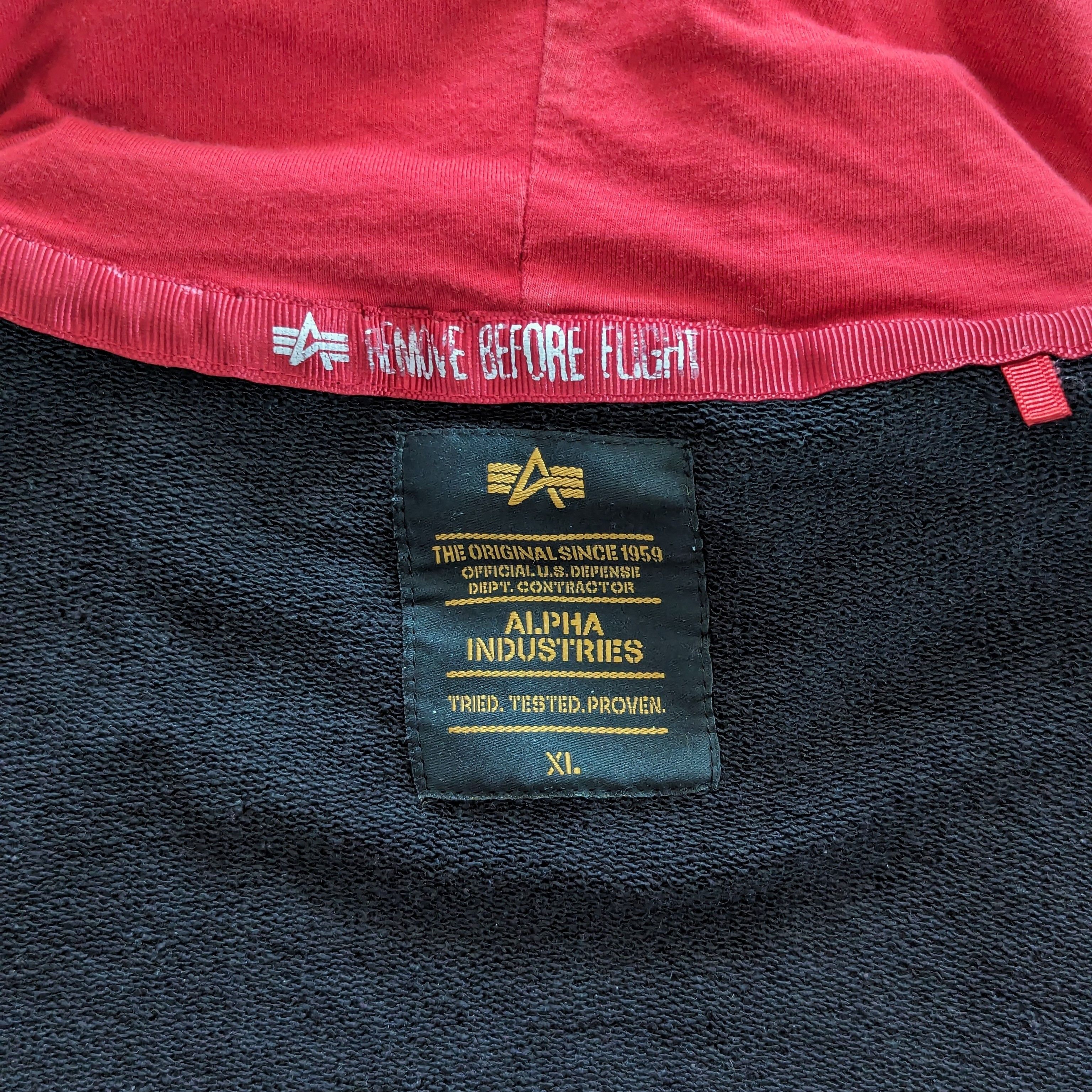 Alpha Industries Alpha Industries Men's Hoodie With Stripes On The Sides XL Size US XL / EU 56 / 4 - 13 Thumbnail