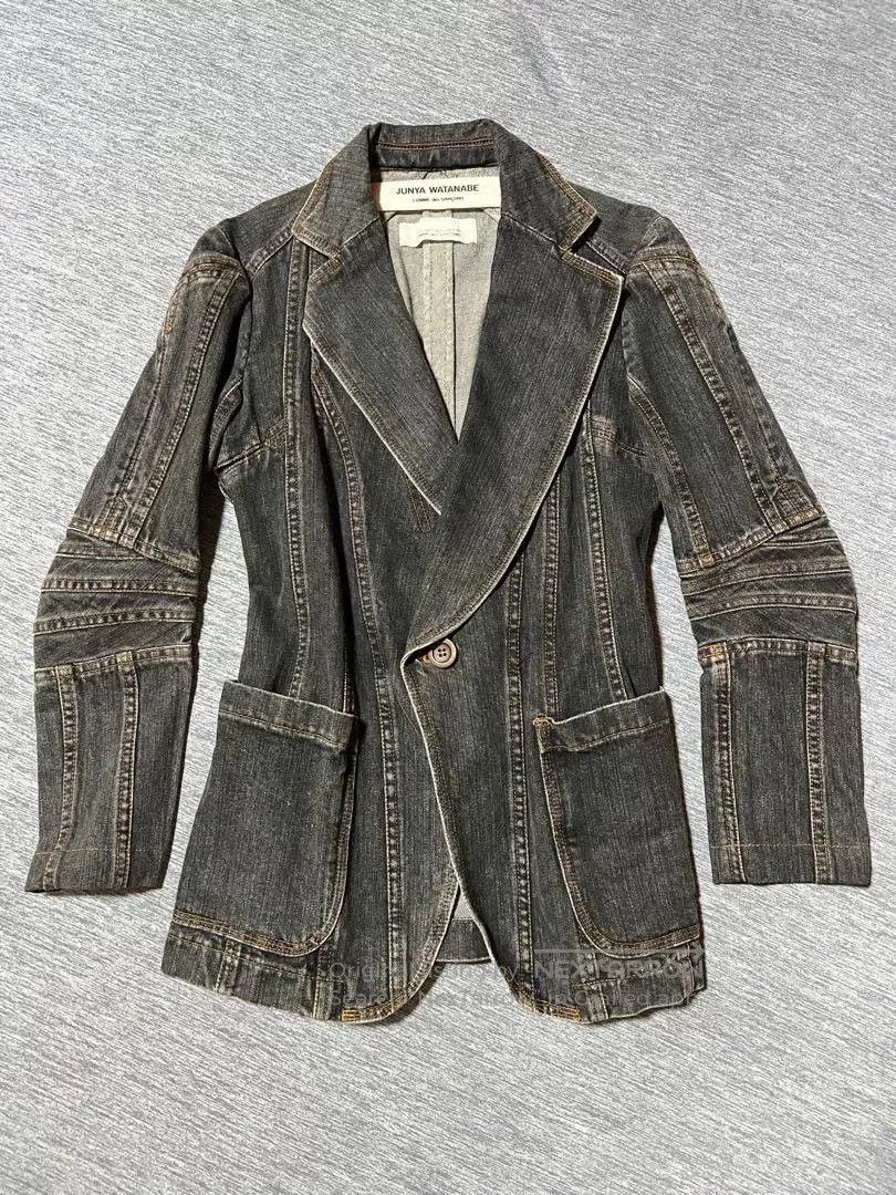 Junya Watanabe junya watanabe denim jacket with unique design. Size US S / EU 44-46 / 1 - 1 Thumbnail