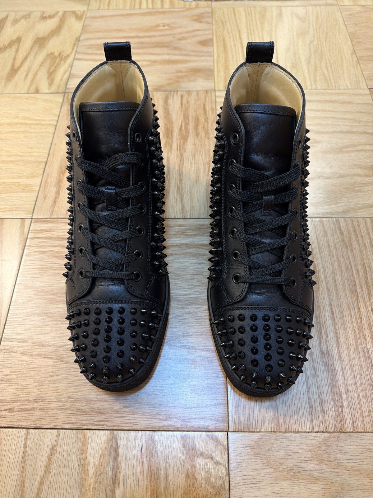 Christian Louboutin Christian Louboutin Hi Top Spike Sneakers Size US 10 / EU 43 - 4 Thumbnail
