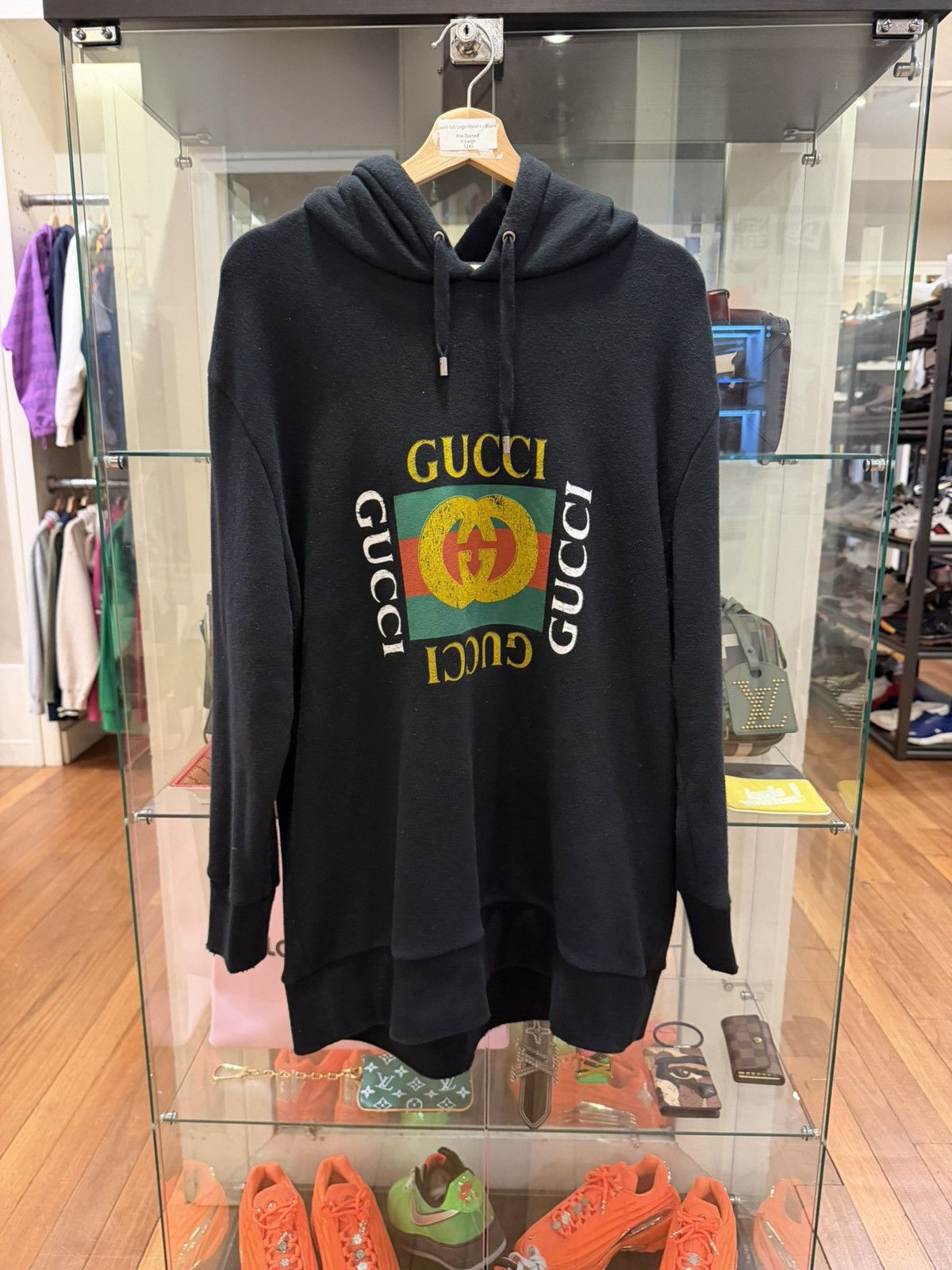Gucci Gucci GG Square Logo Oversized Hoodie Size US XL / EU 56 / 4 - 1 Thumbnail