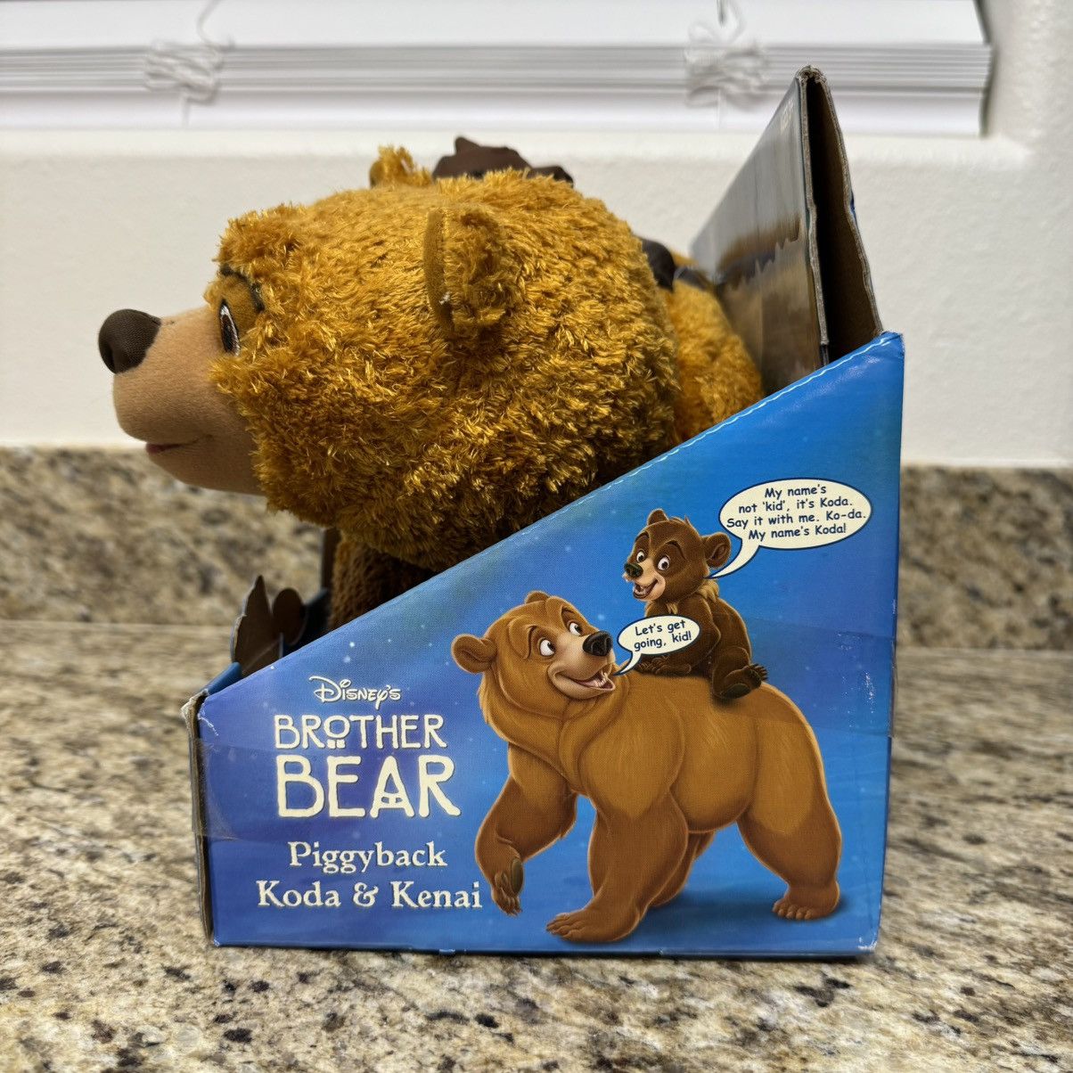 Disney × Vintage 2003 Brother Bear Piggyback Koda & Kenai Talking Hasbro Size ONE SIZE - 2 Thumbnail