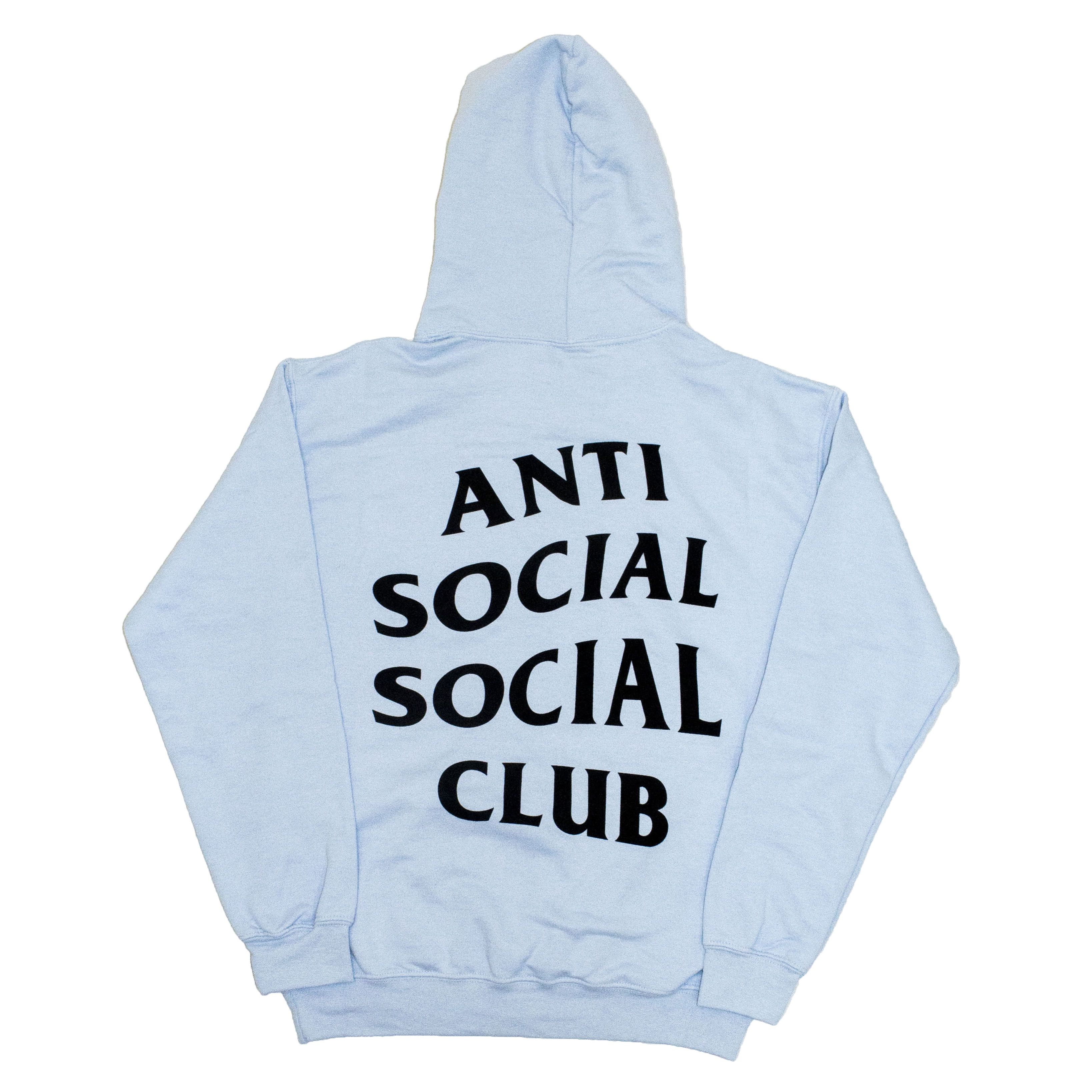 Anti Social Social Club Anti Social Social Club ASSC Baby Blue Hoodie S Size US S / EU 44-46 / 1 - 2 Thumbnail