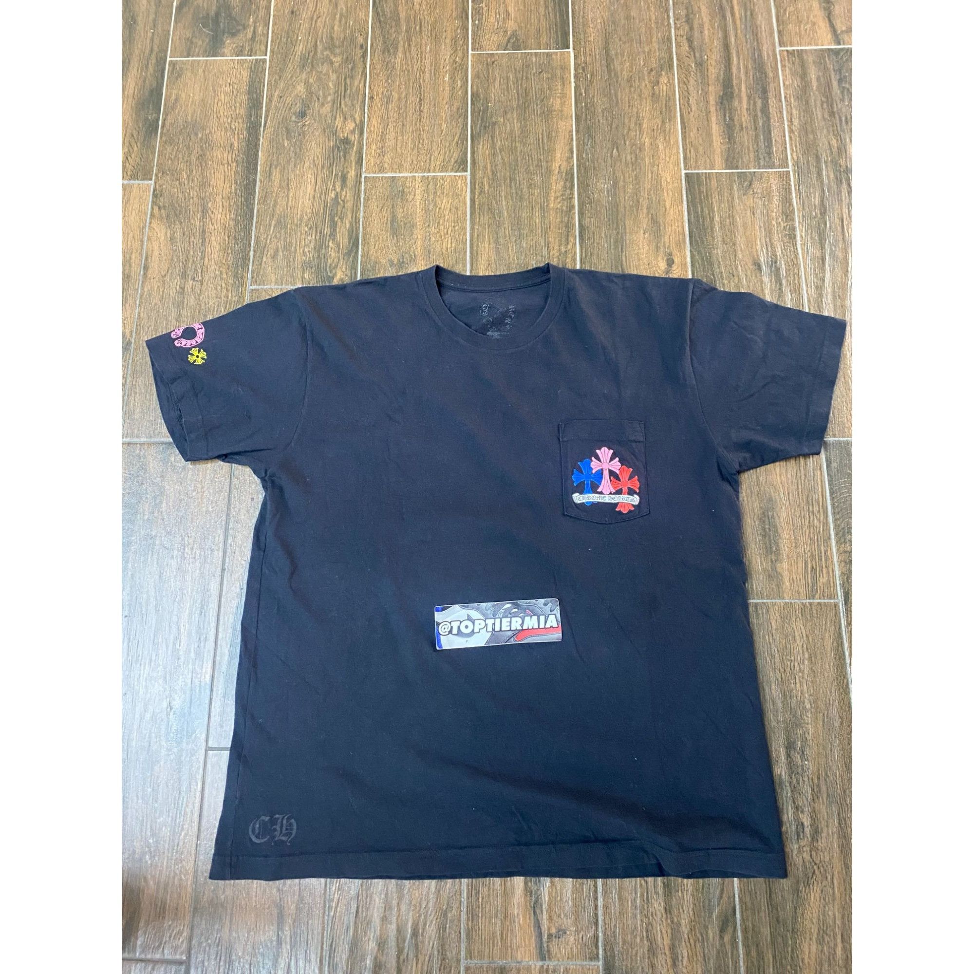 Chrome Hearts × Vintage Vintage Chrome Heart multi cross t-shirt