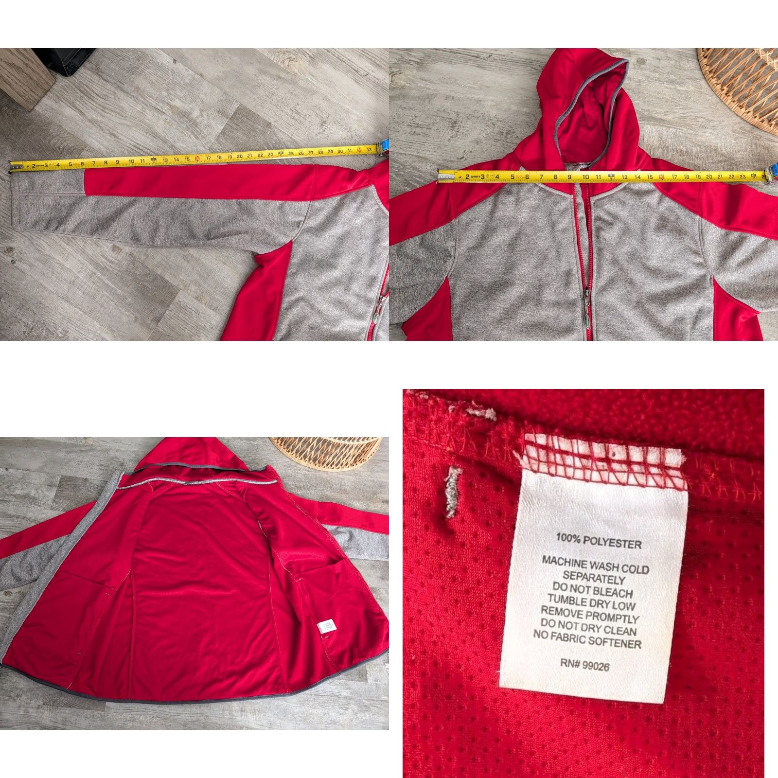 Vintage Arborwear Men’s Thermogen Sweatshirt Full Zip Hooded XL Gray | Primaloft 60g | Teflon Fabric | Zippered Pockets | Workwear Outdoor Jacket Size US XL / EU 56 / 4 - 9 Thumbnail
