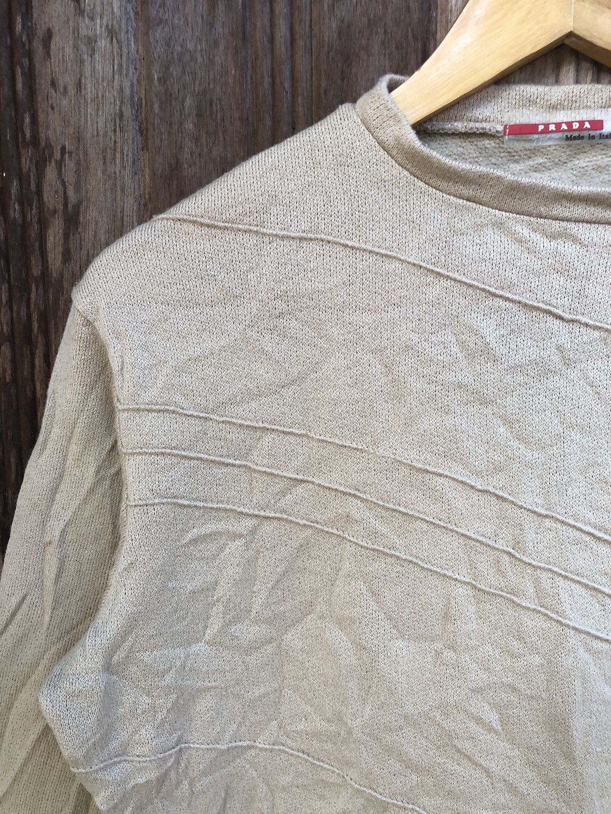 Prada × Vintage Vintage Prada Longsleeve Tee Size M / US 6-8 / IT 42-44 - 3 Thumbnail