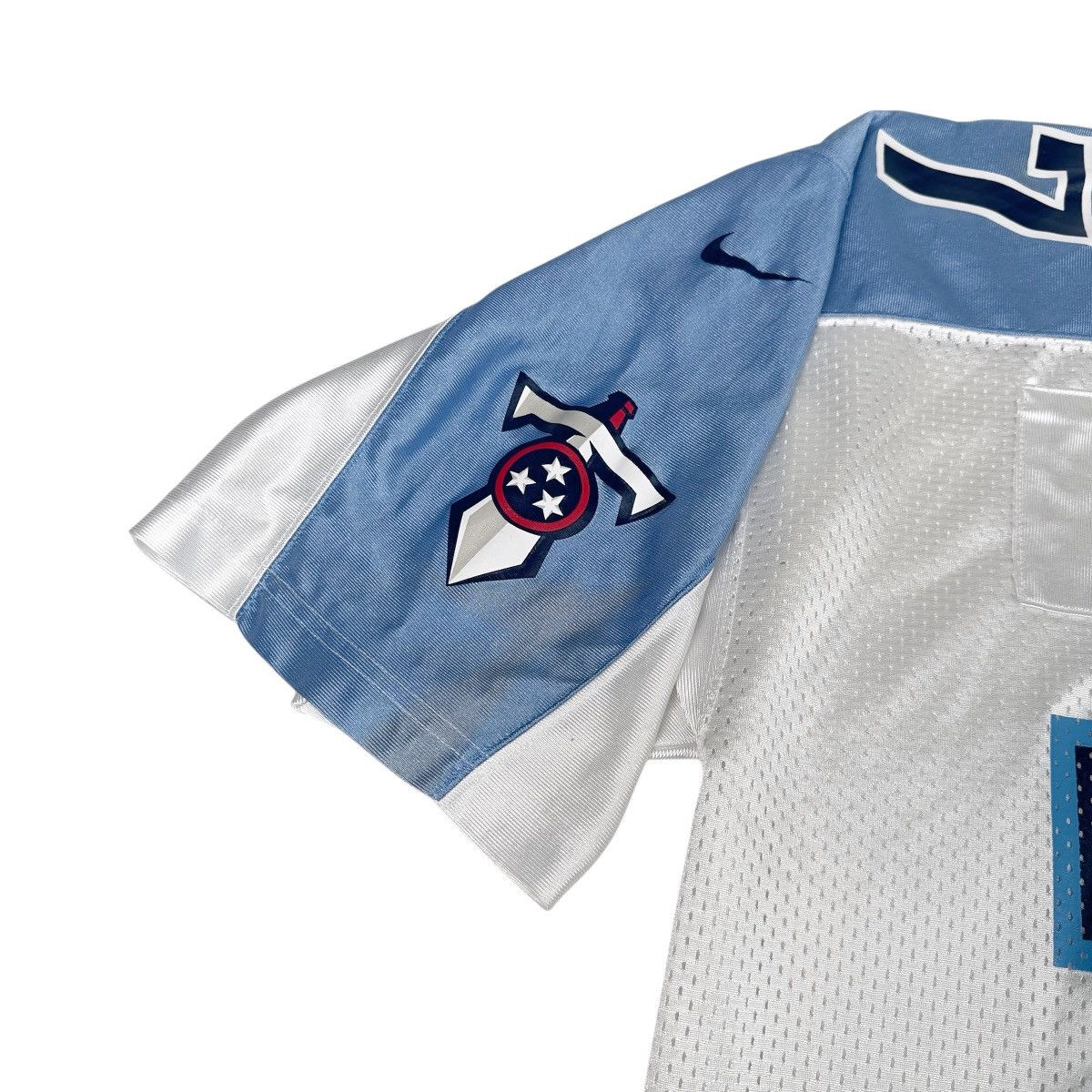 Nike VTG Nike Team Eddie George Tennessee Titans #27 Jersey NFL Size US XL / EU 56 / 4 - 3 Thumbnail