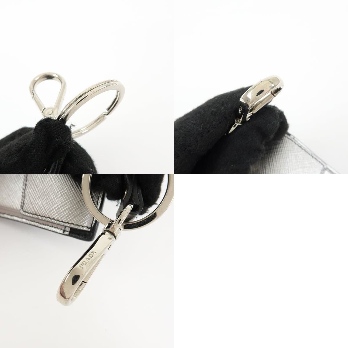 Prada Prada Robot Saffiano Keychain Multicolor Size ONE SIZE - 6 Thumbnail
