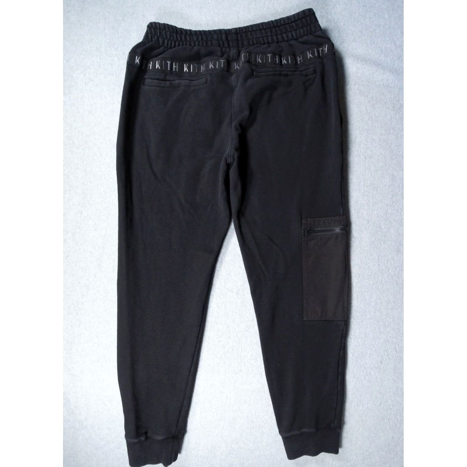 Kith Kith Pants Mens Large Black Jogger Sweatpants Cargo Streetwear Designer RARE Size US 33 - 5 Thumbnail