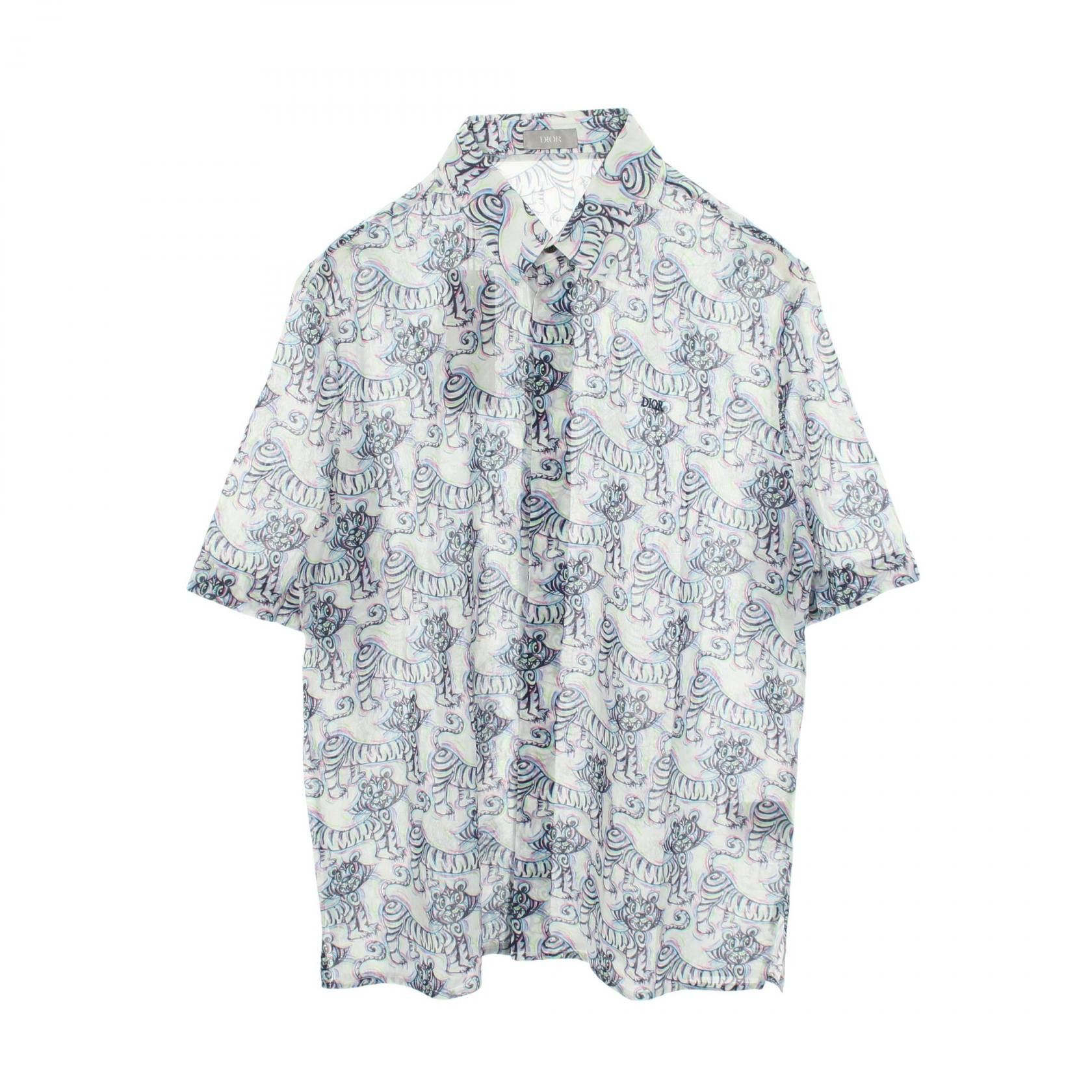 Dior Dior Dior Kenny Scharf Tiger Cotton T Shirt Textile Tops DUTY FREE for USA Size ONE SIZE - 1 Thumbnail