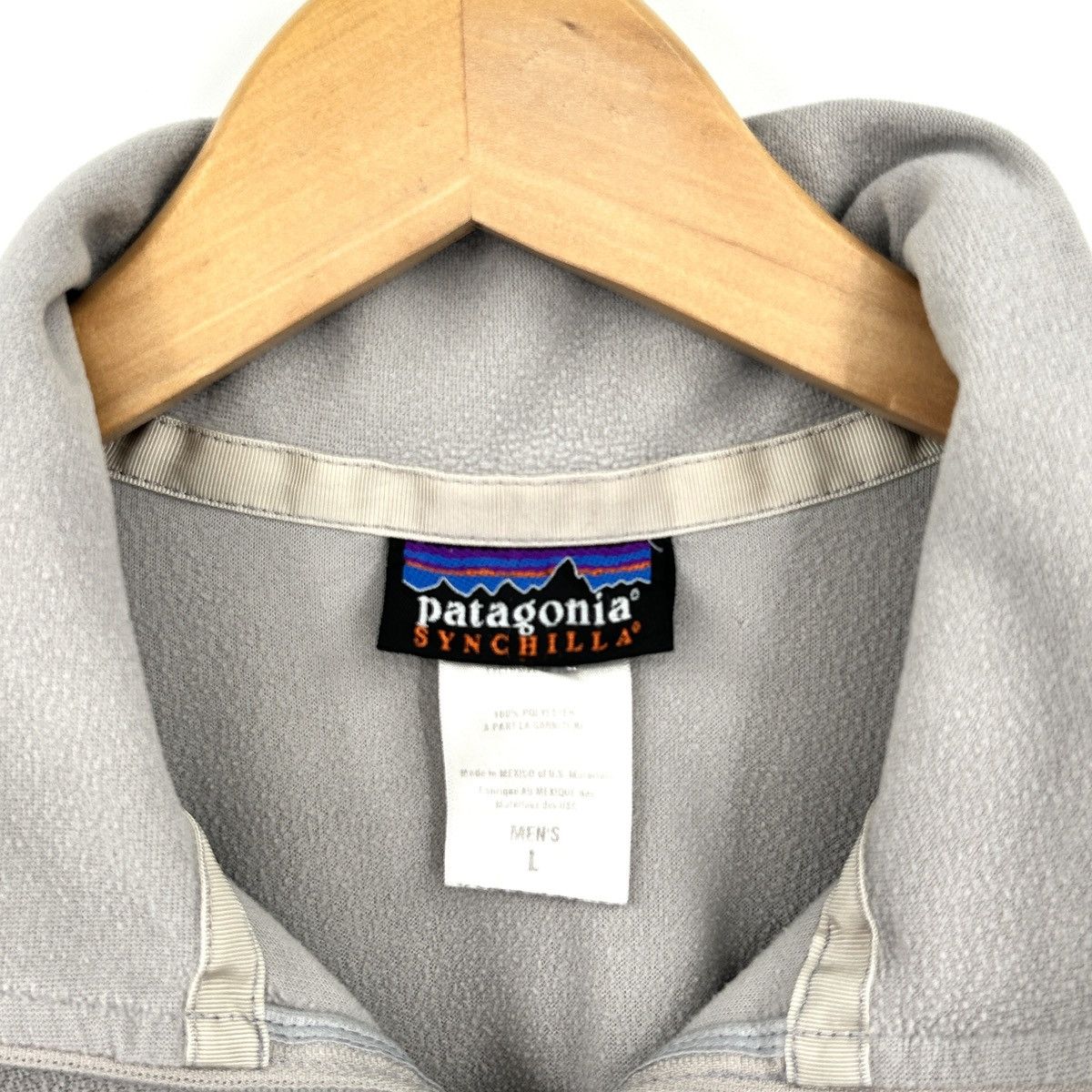 Patagonia Vintage Patagonia Synchilla Pullover Fleece Mens Gray Large Size US L / EU 52-54 / 3 - 3 Thumbnail