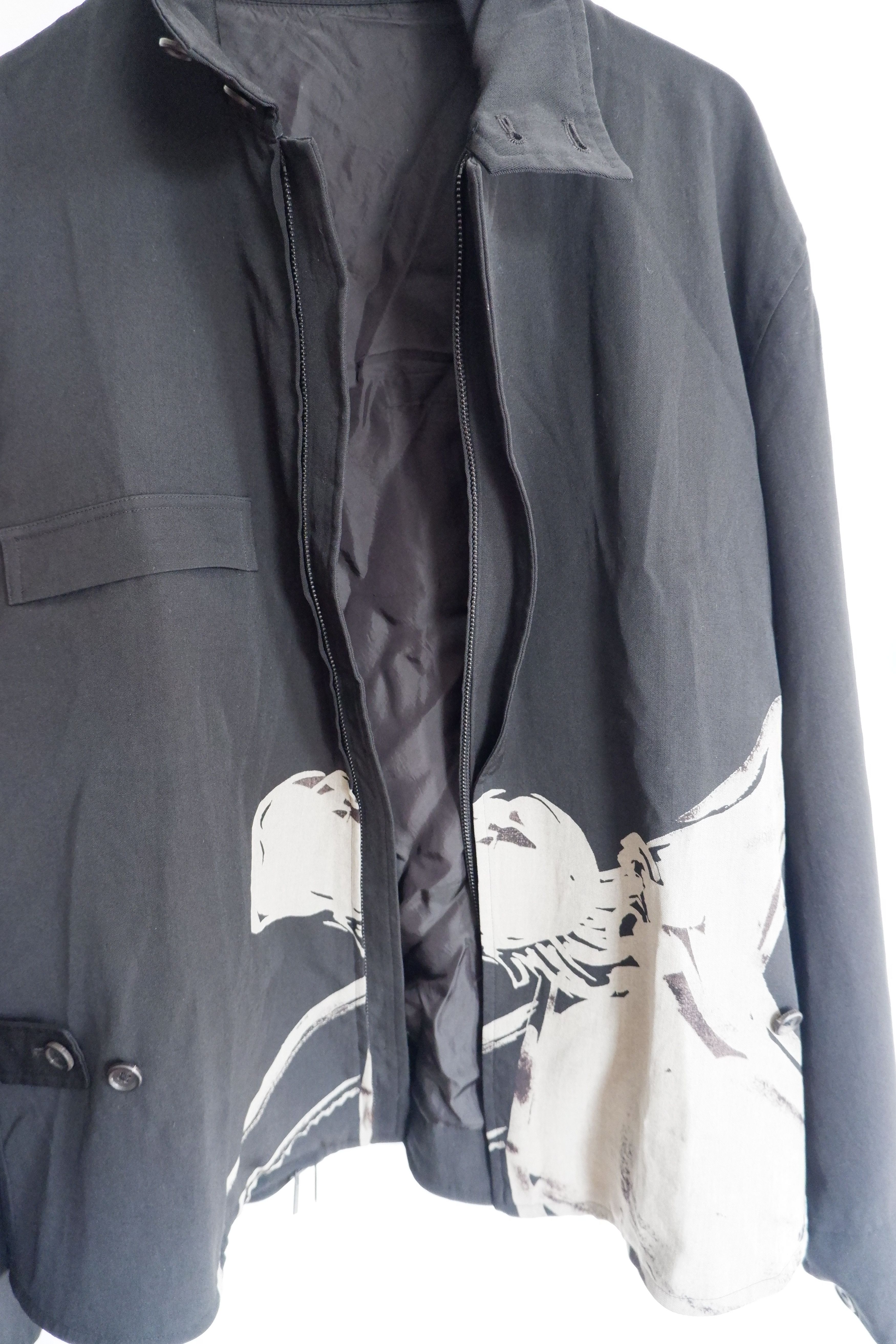 Yohji Yamamoto YOHJI YAMAMOTO pour homme 17AW Discharge Work Jacket Size US L / EU 52-54 / 3 - 8 Thumbnail